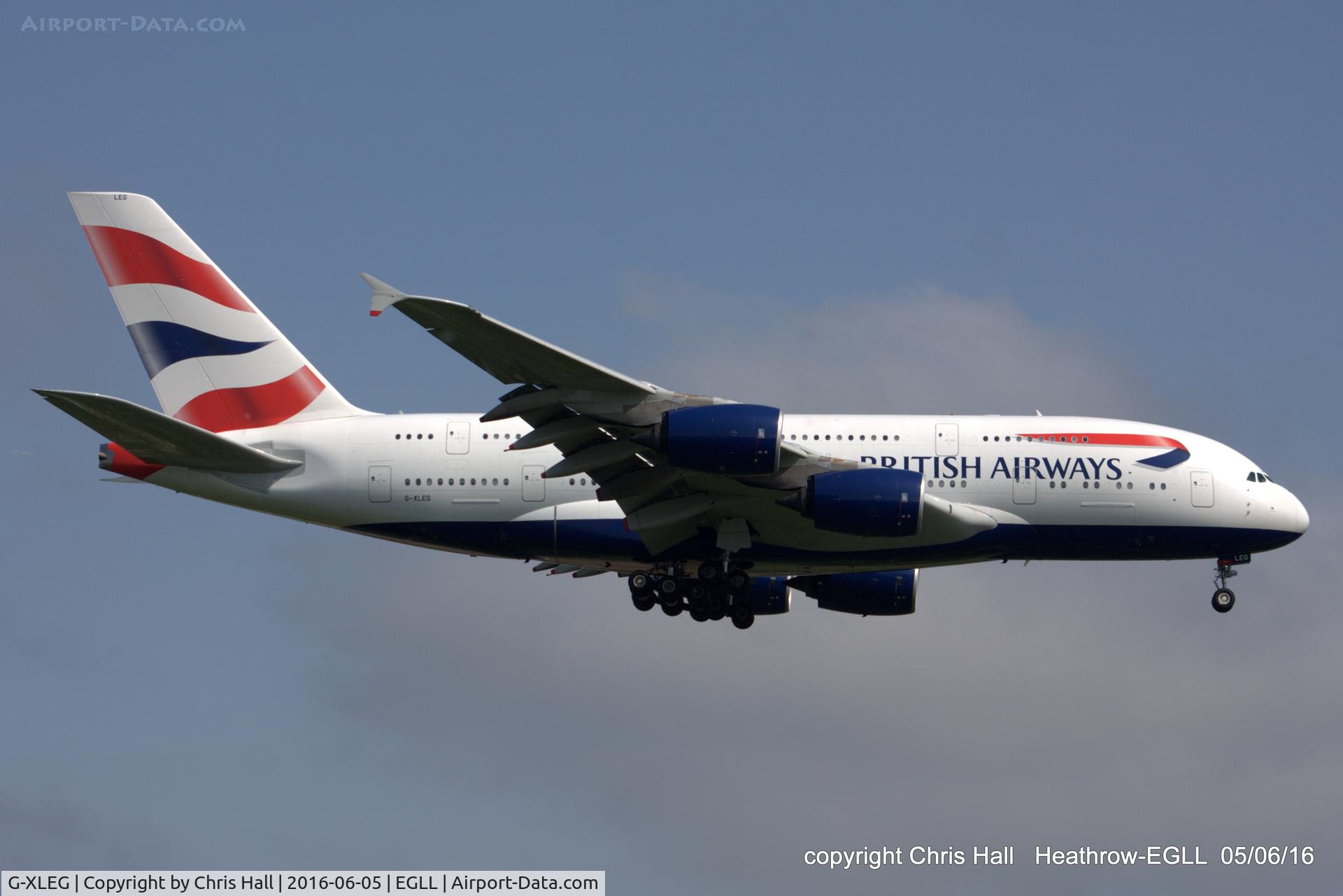G-XLEG, 2014 Airbus A380-841 C/N 161, British Airways