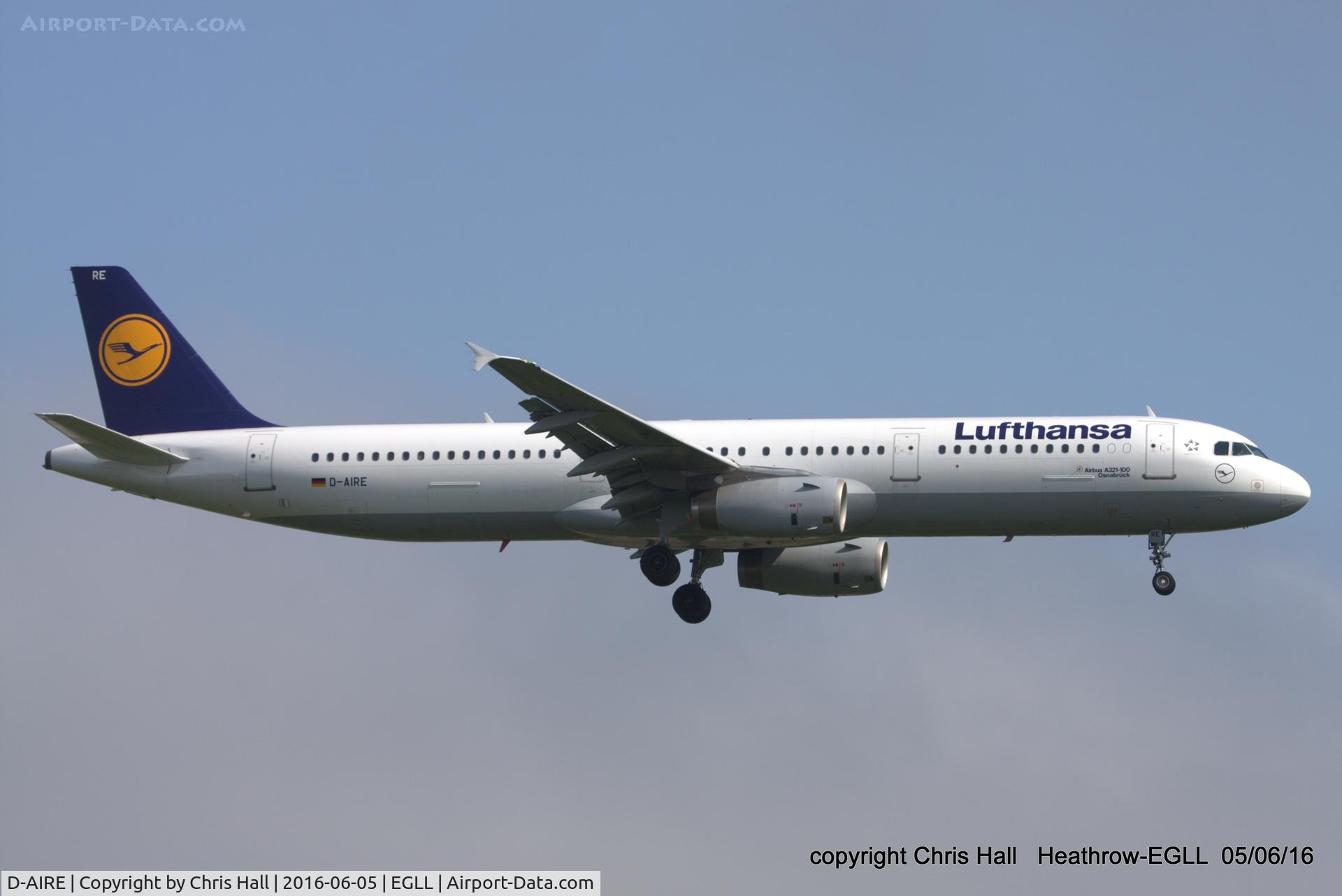 D-AIRE, 1994 Airbus A321-131 C/N 0484, Lufthansa