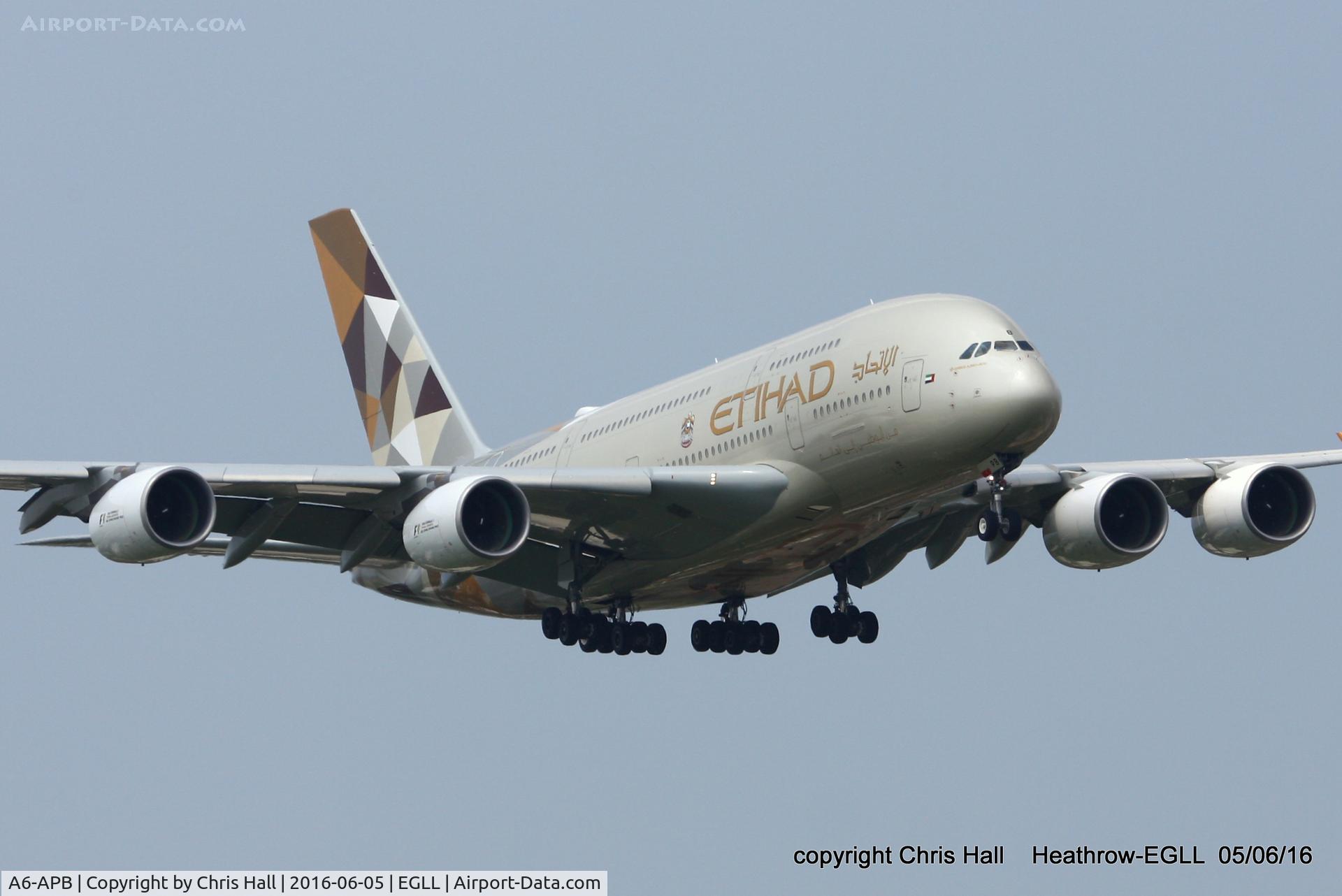 A6-APB, 2014 Airbus A380-861 C/N 170, Etihad