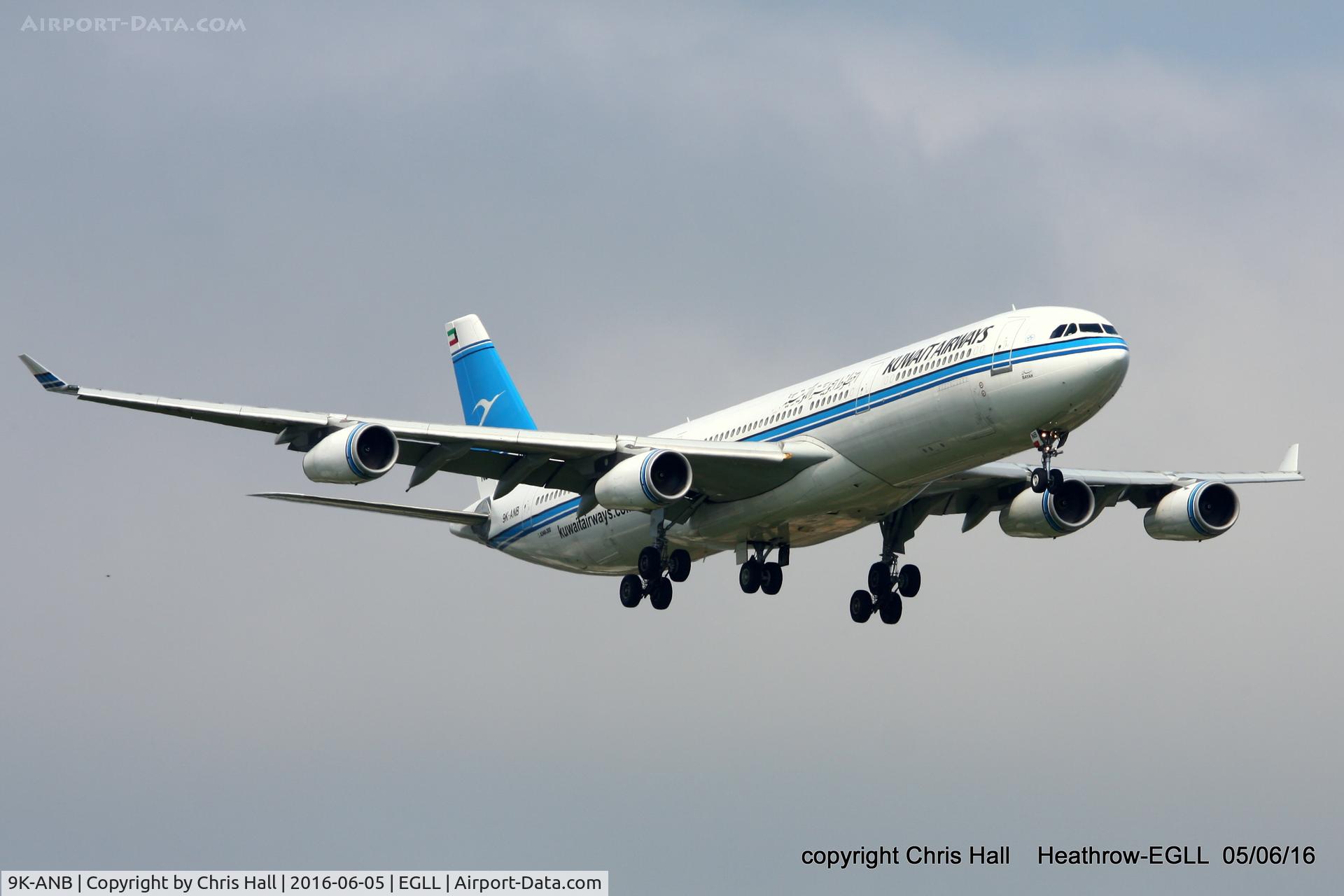 9K-ANB, 1995 Airbus A340-313 C/N 090, Kuwait Airways
