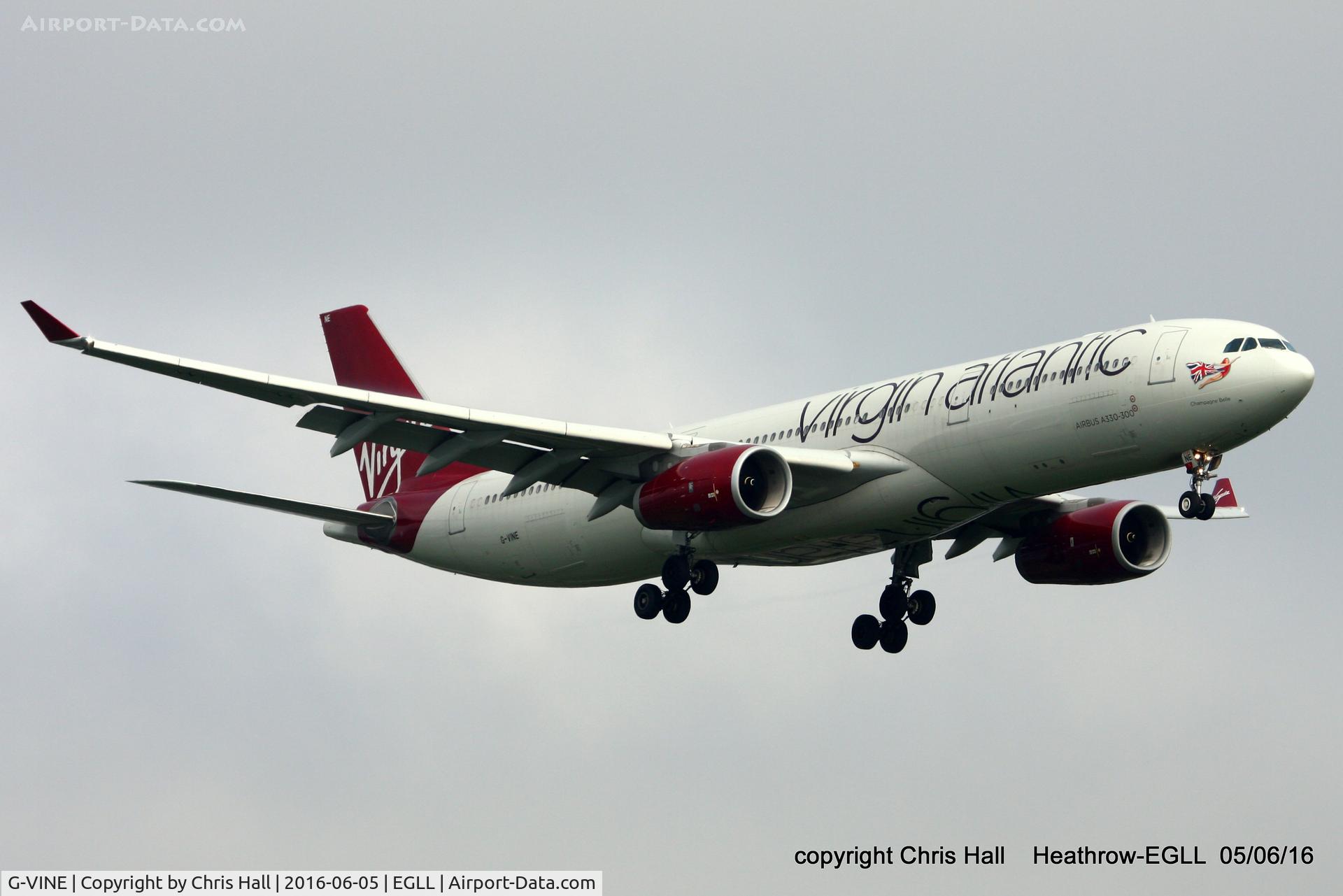 G-VINE, 2011 Airbus A330-343X C/N 1231, Virgin Atlantic