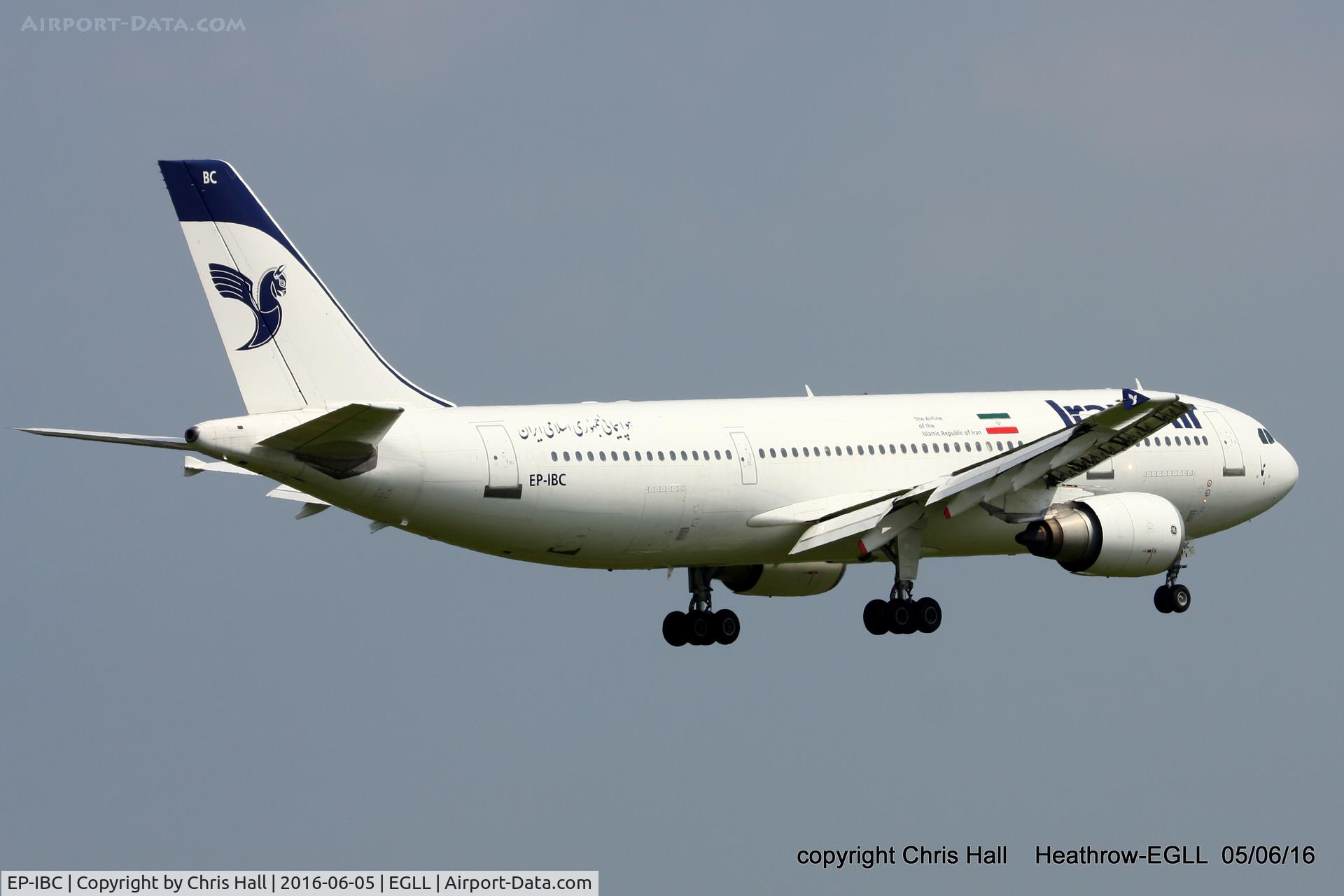 EP-IBC, 1992 Airbus A300B4-605R C/N 632, Iran Air