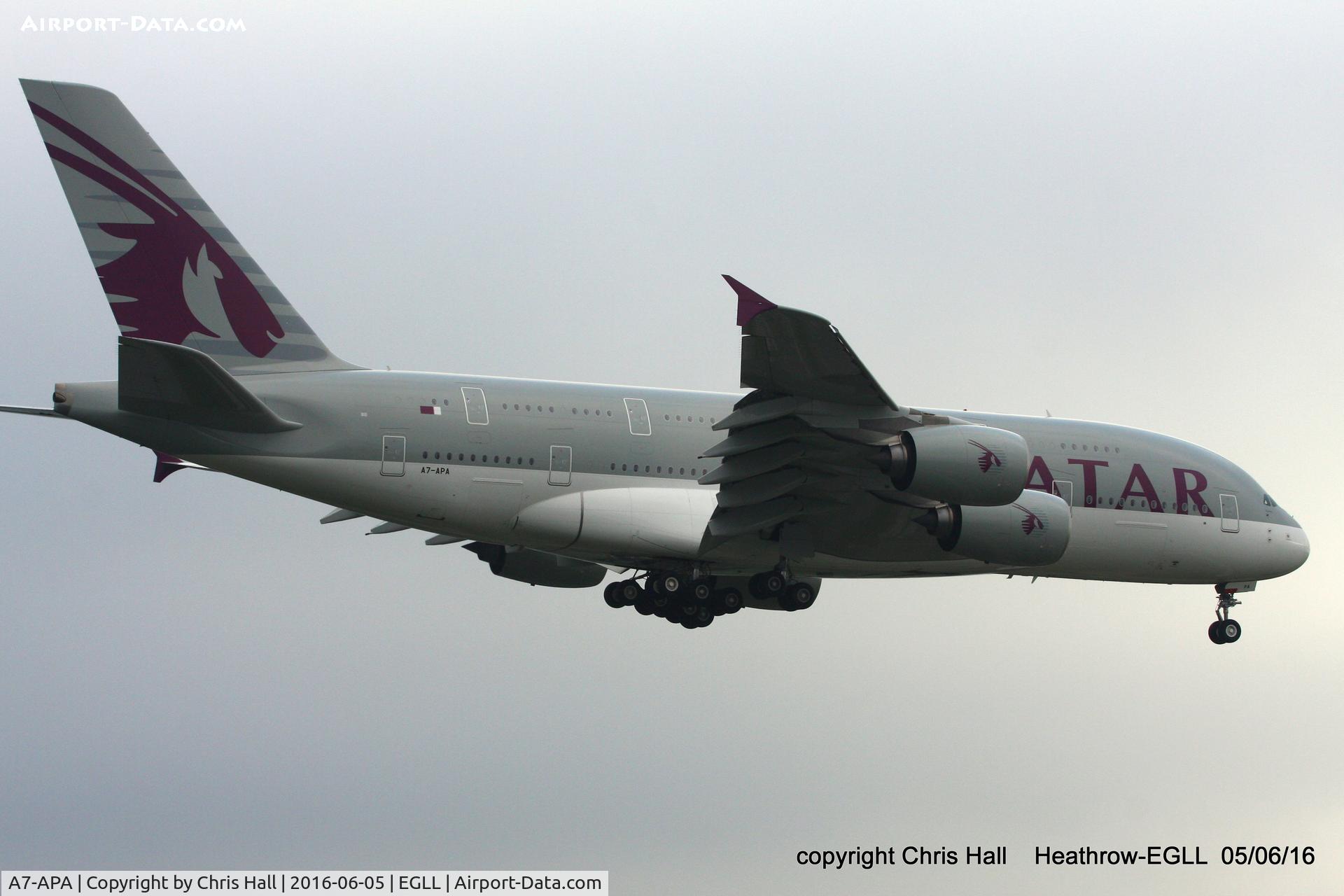A7-APA, 2013 Airbus A380-861 C/N 137, Qatar