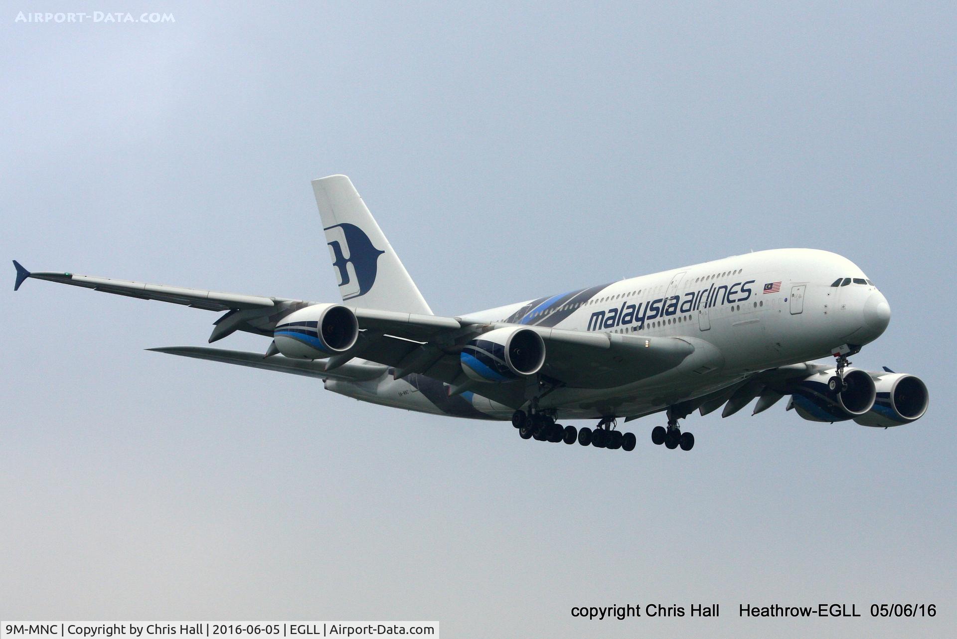9M-MNC, 2011 Airbus A380-841 C/N 084, Malaysia Airlines