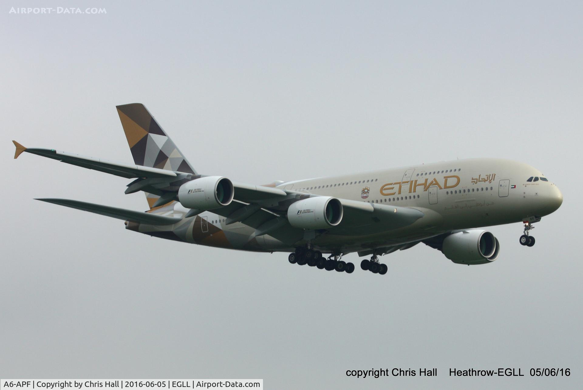 A6-APF, 2015 Airbus A380-861 C/N 195, Etihad