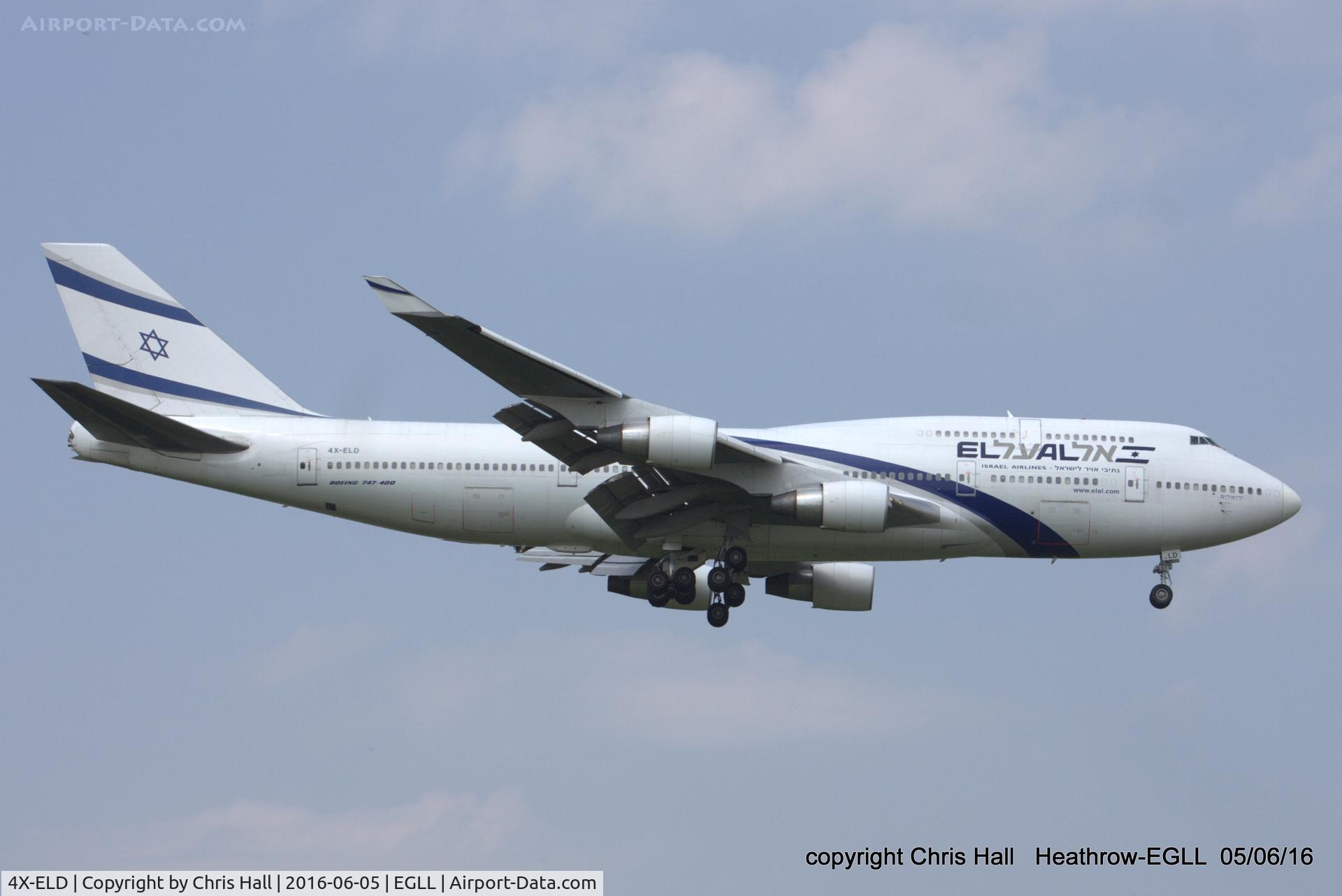 4X-ELD, 1999 Boeing 747-458 C/N 29328, EL AL