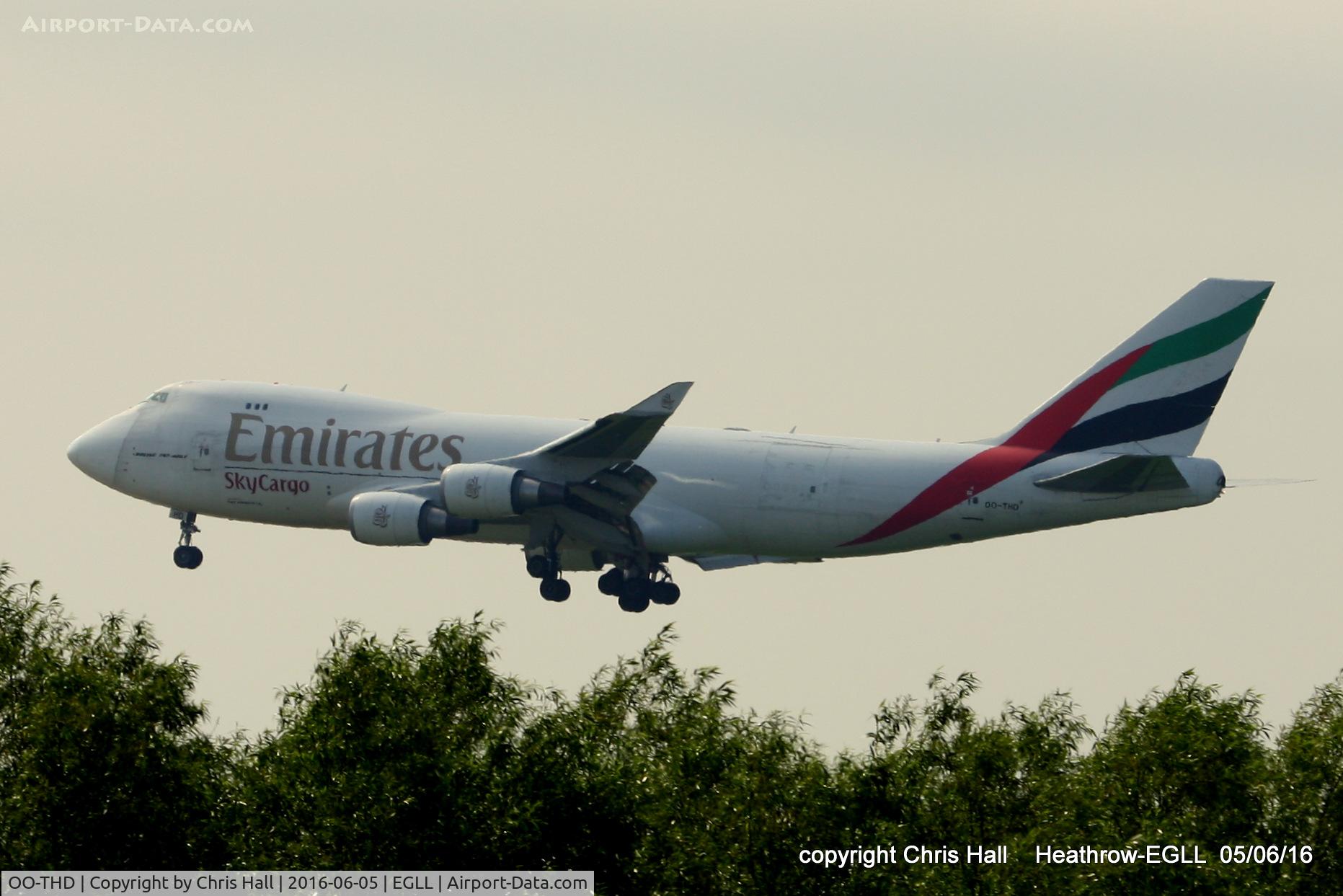 OO-THD, 2008 Boeing 747-4HAERF C/N 35236, Emirates Cargo