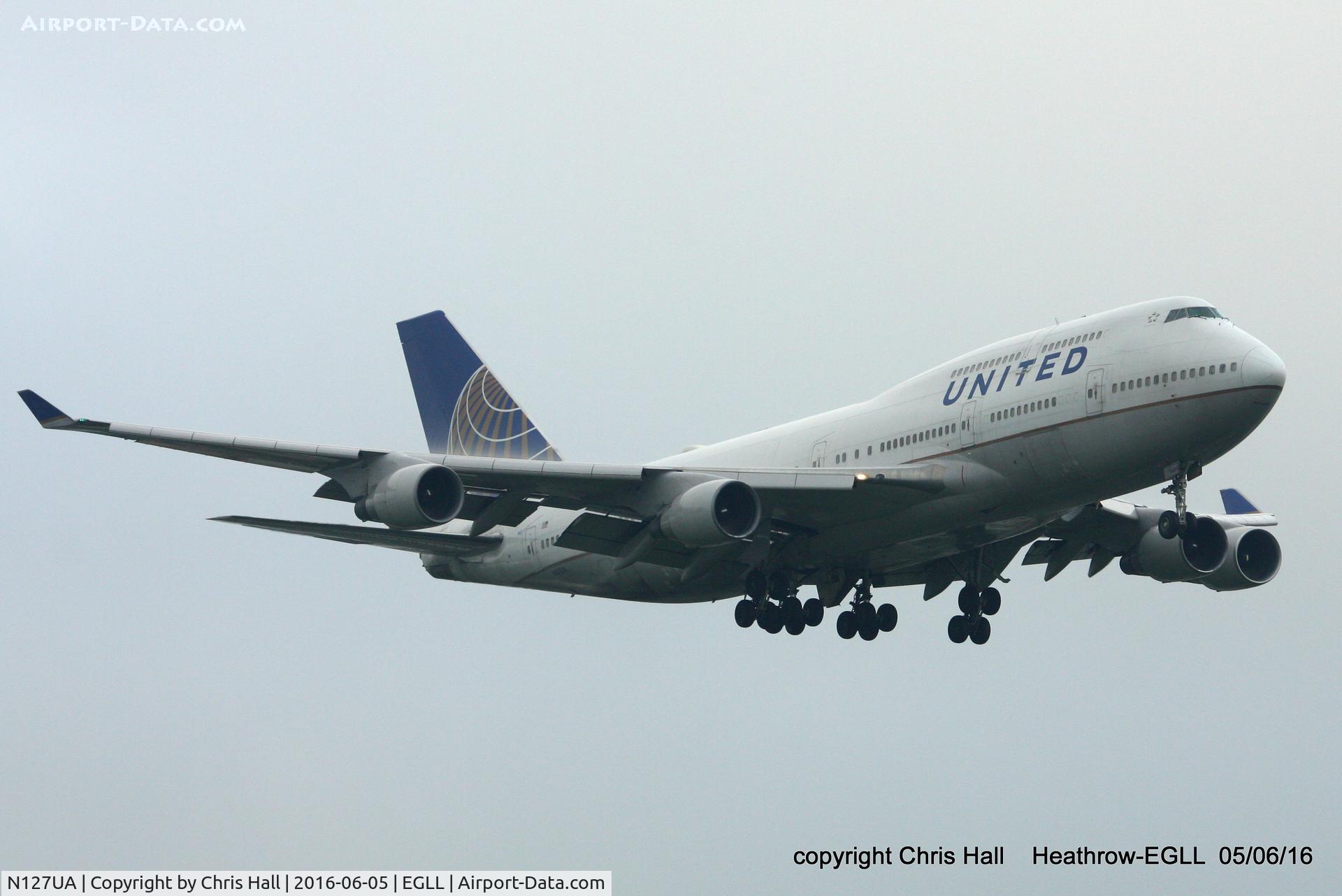 N127UA, 1999 Boeing 747-422 C/N 28813, United