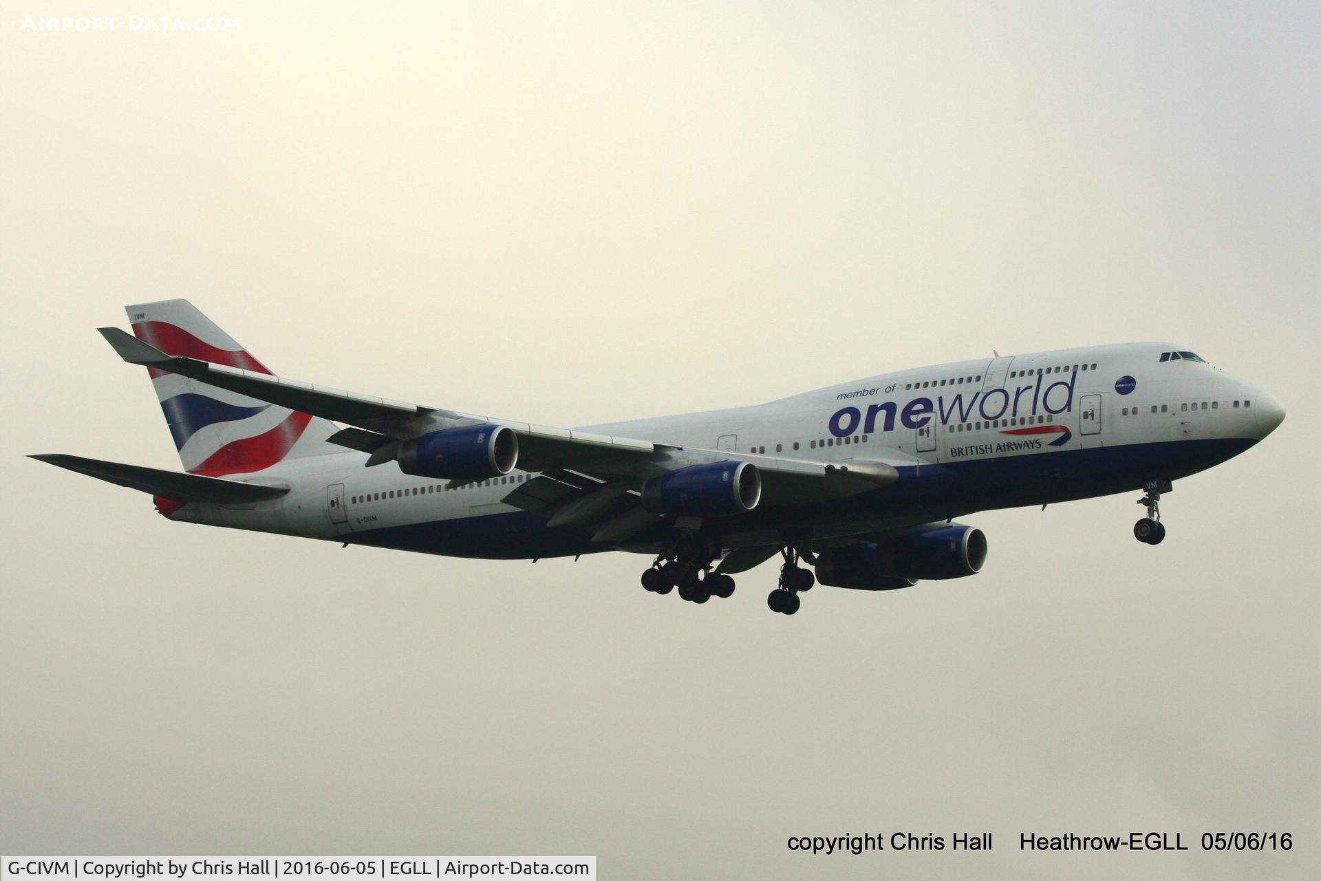 G-CIVM, 1997 Boeing 747-436 C/N 28700, British Airways
