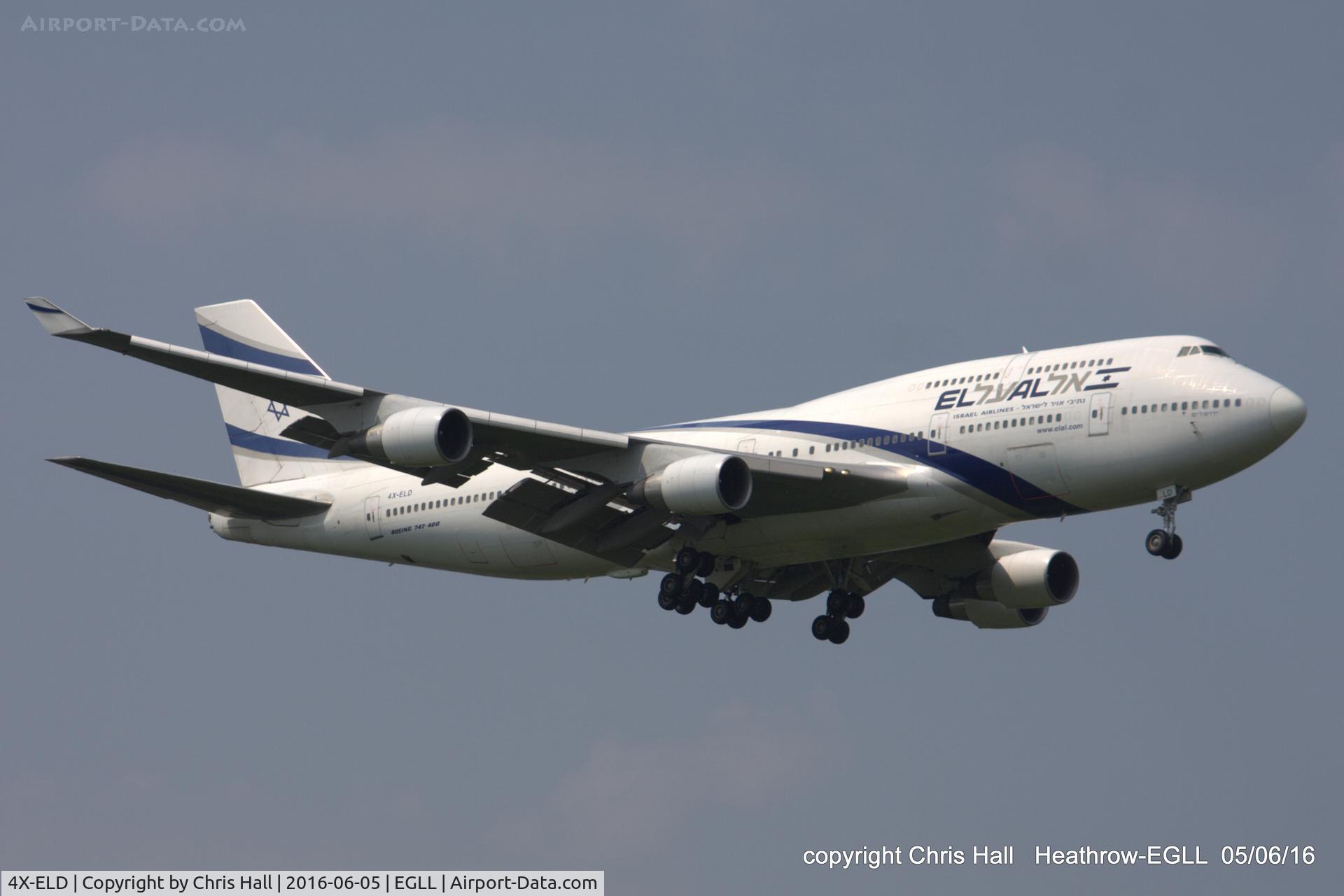 4X-ELD, 1999 Boeing 747-458 C/N 29328, EL AL