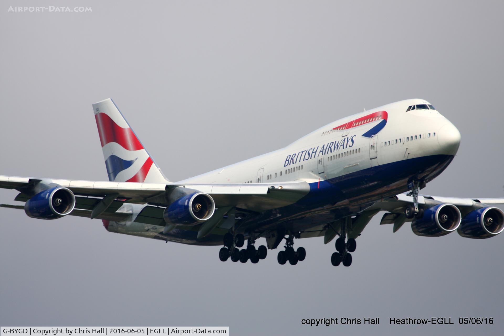 G-BYGD, 1999 Boeing 747-436 C/N 28857, British Airways