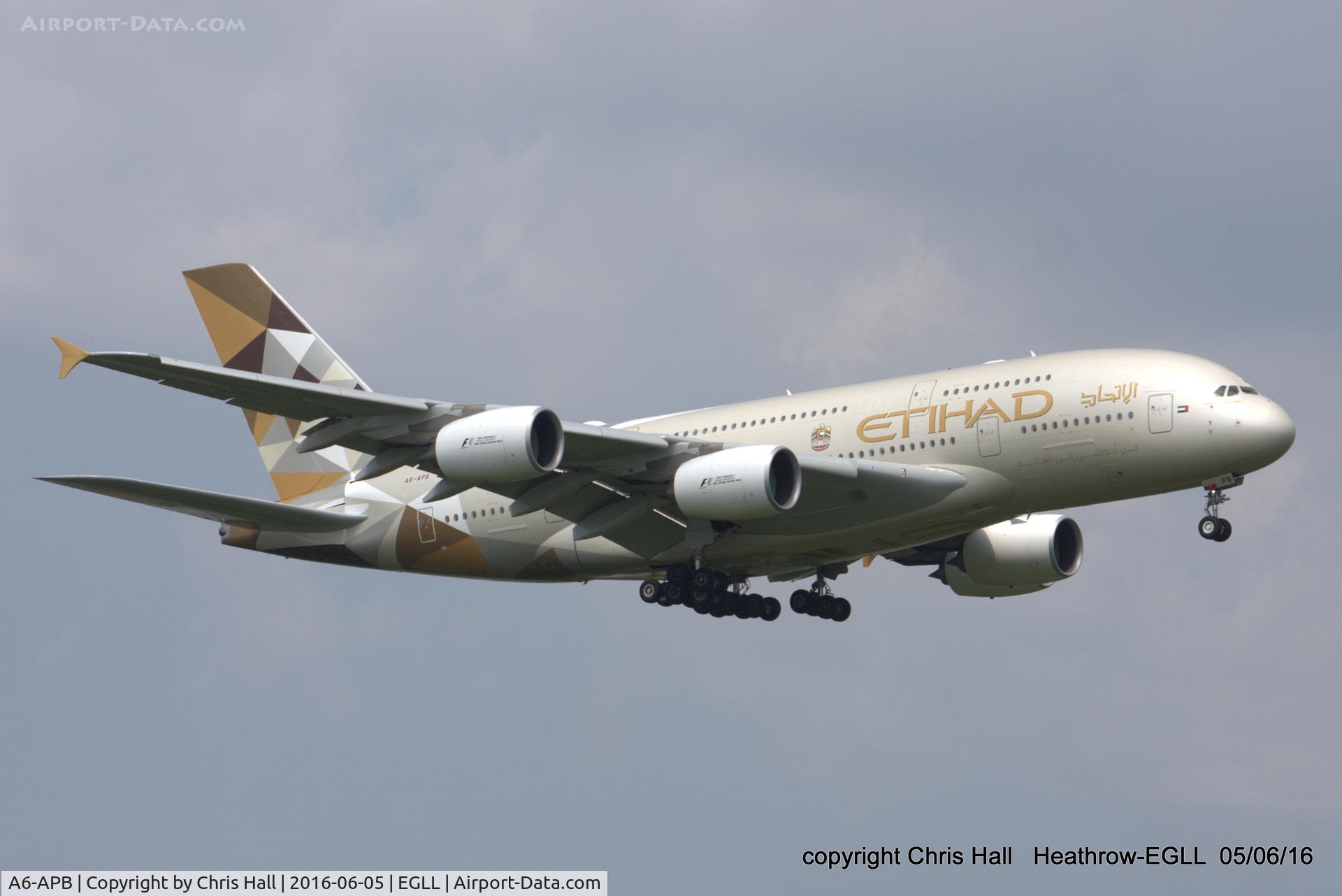 A6-APB, 2014 Airbus A380-861 C/N 170, Etihad