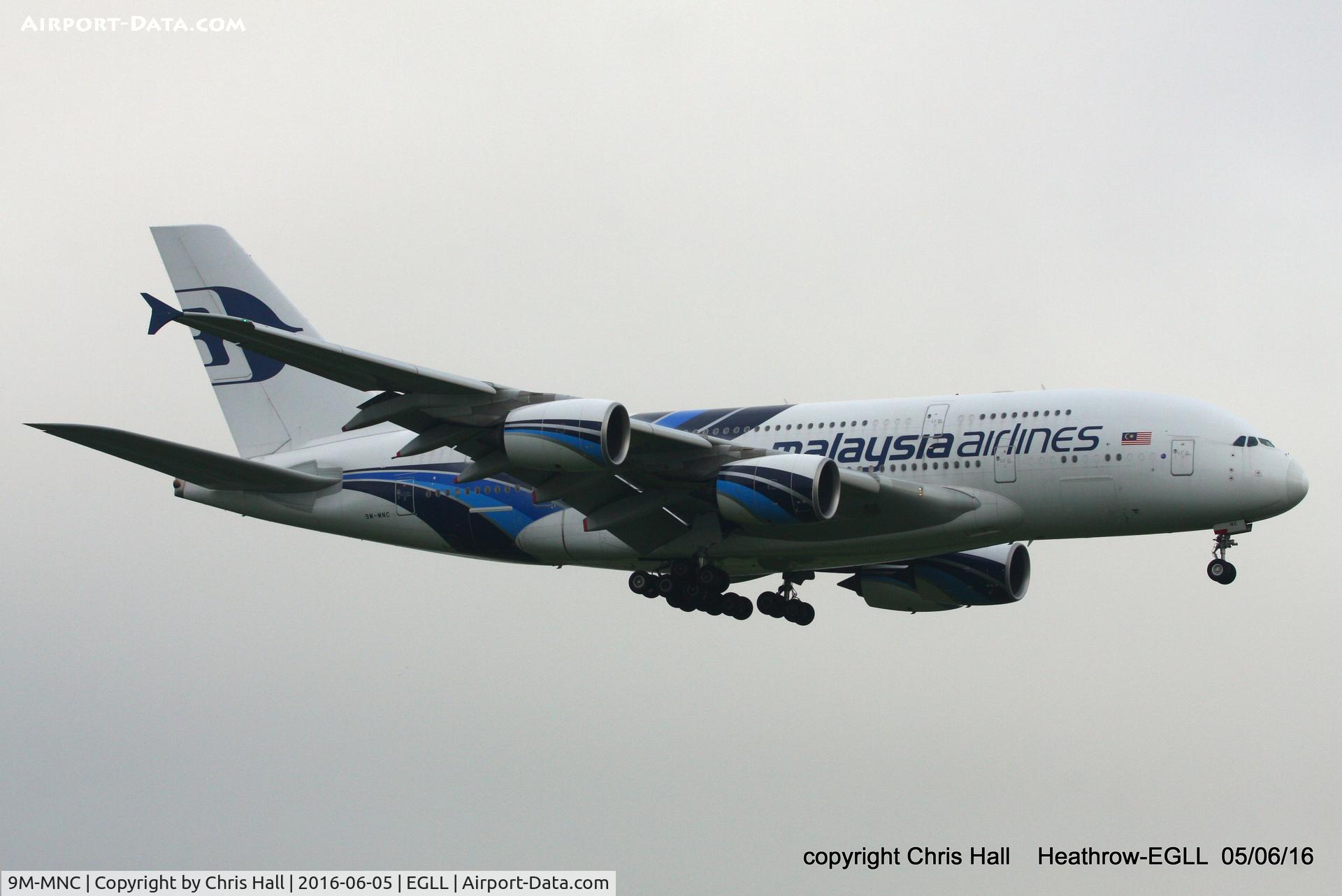 9M-MNC, 2011 Airbus A380-841 C/N 084, Malaysia Airlines