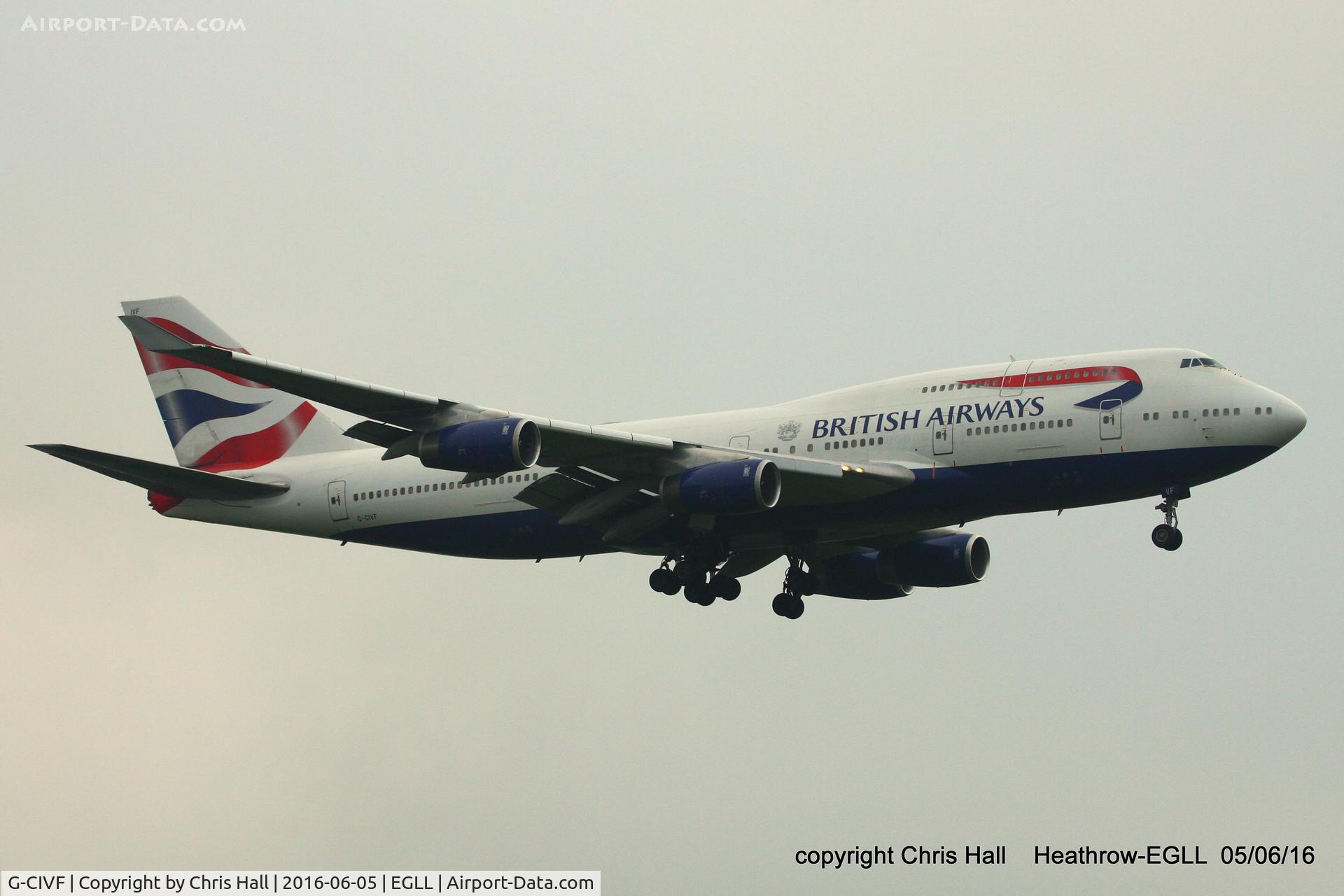 G-CIVF, 1995 Boeing 747-436 C/N 25434, British Airways