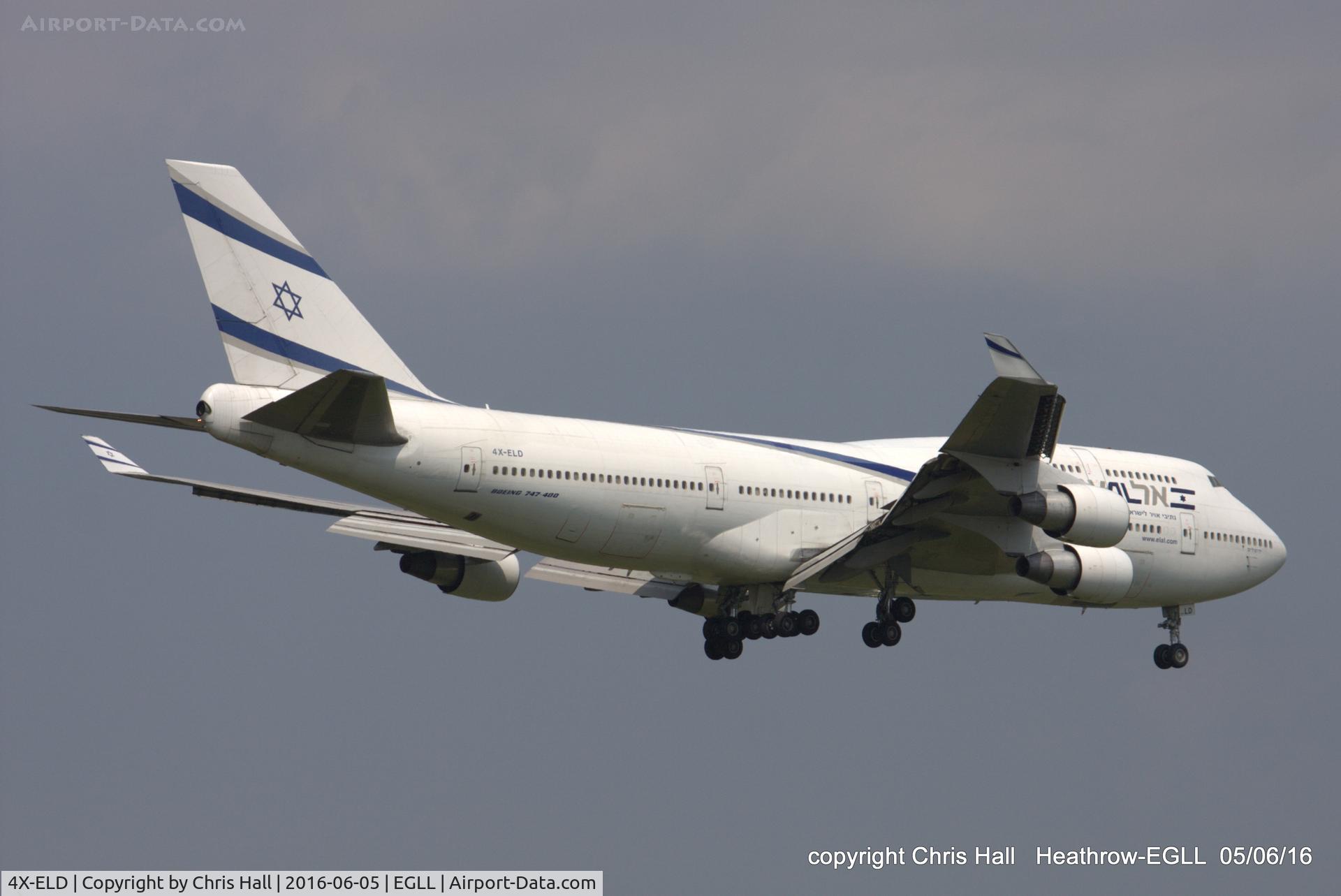 4X-ELD, 1999 Boeing 747-458 C/N 29328, EL AL