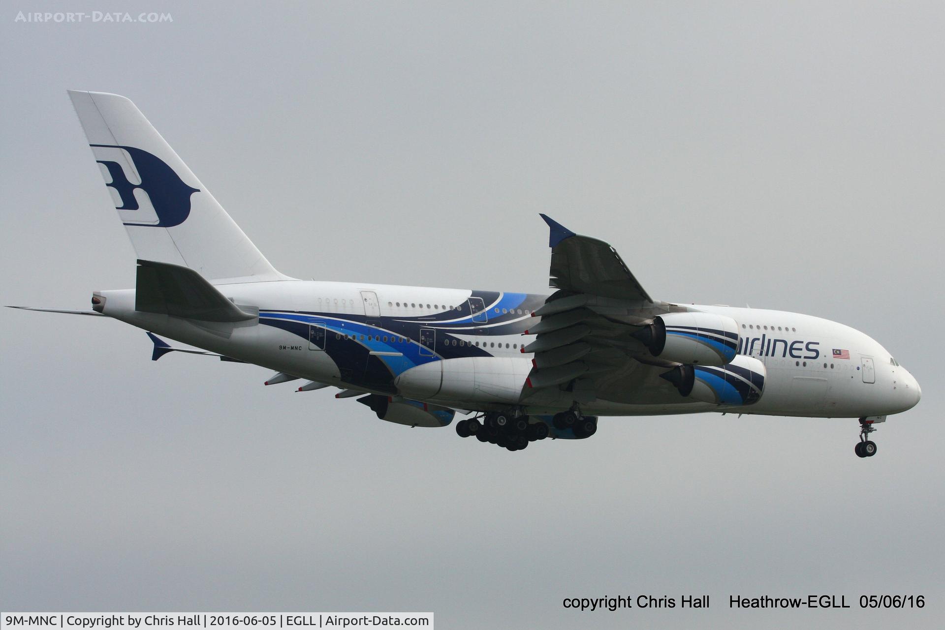 9M-MNC, 2011 Airbus A380-841 C/N 084, Malaysia Airlines