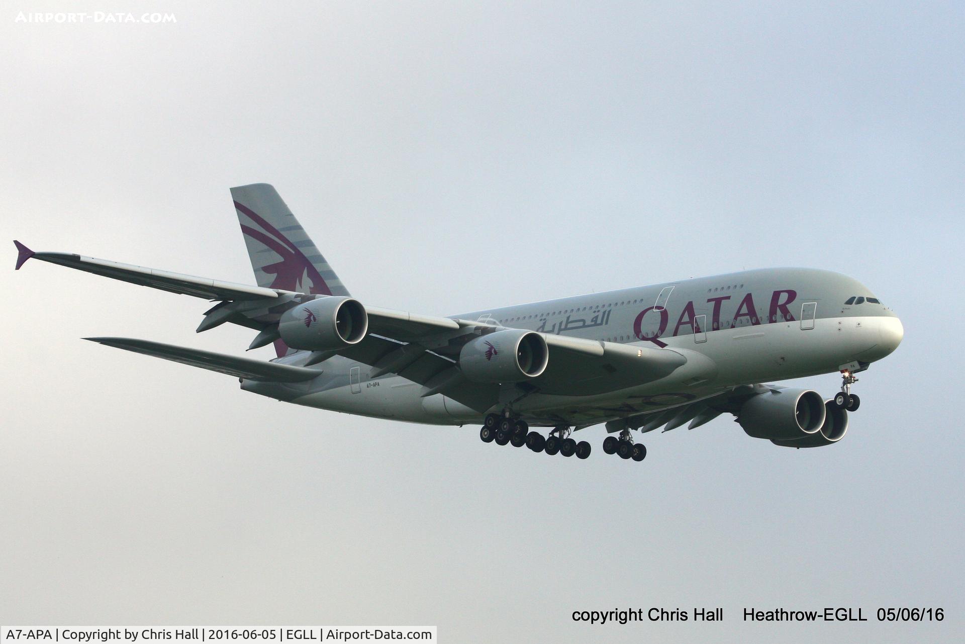 A7-APA, 2013 Airbus A380-861 C/N 137, Qatar