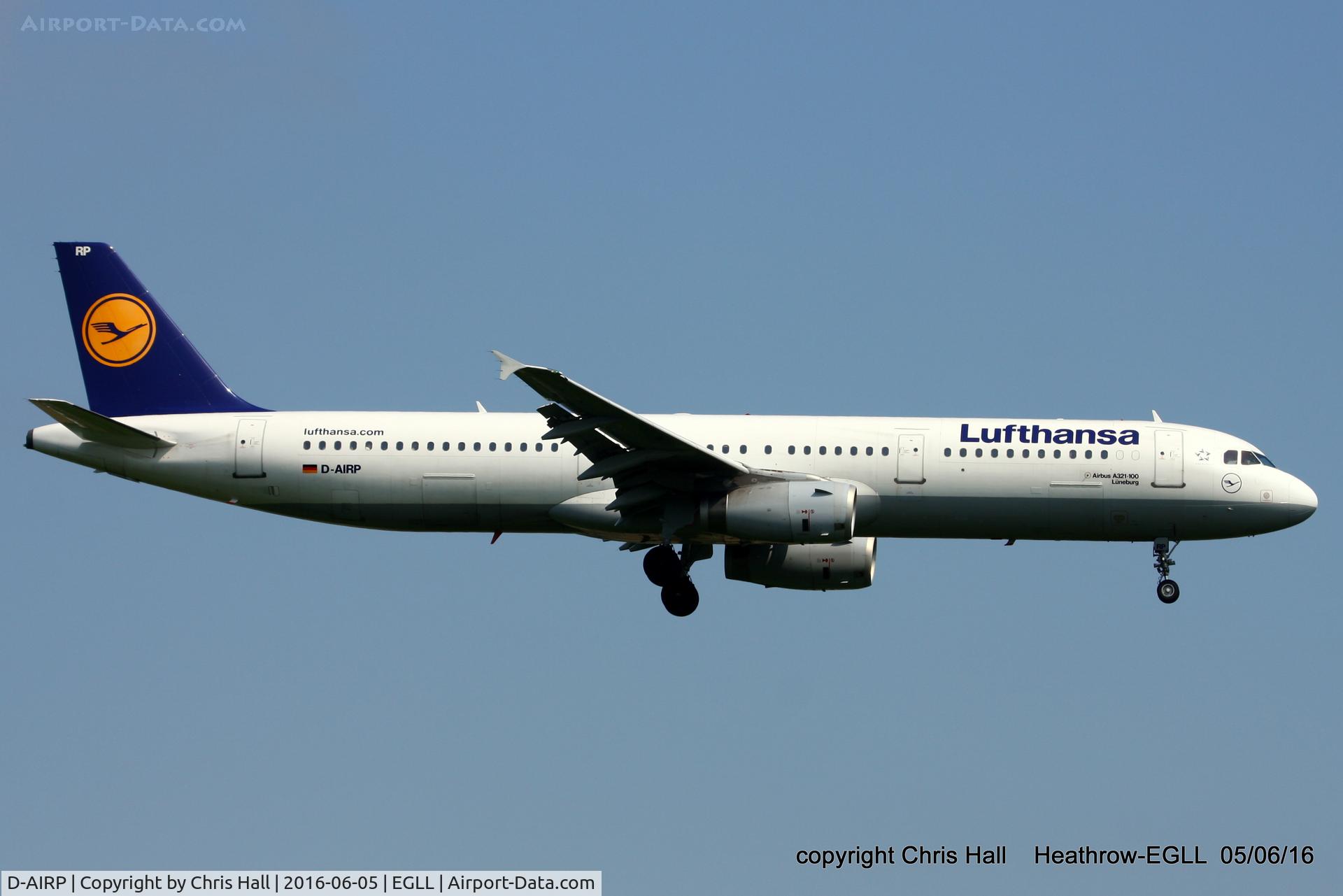 D-AIRP, 1995 Airbus A321-131 C/N 0564, Lufthansa