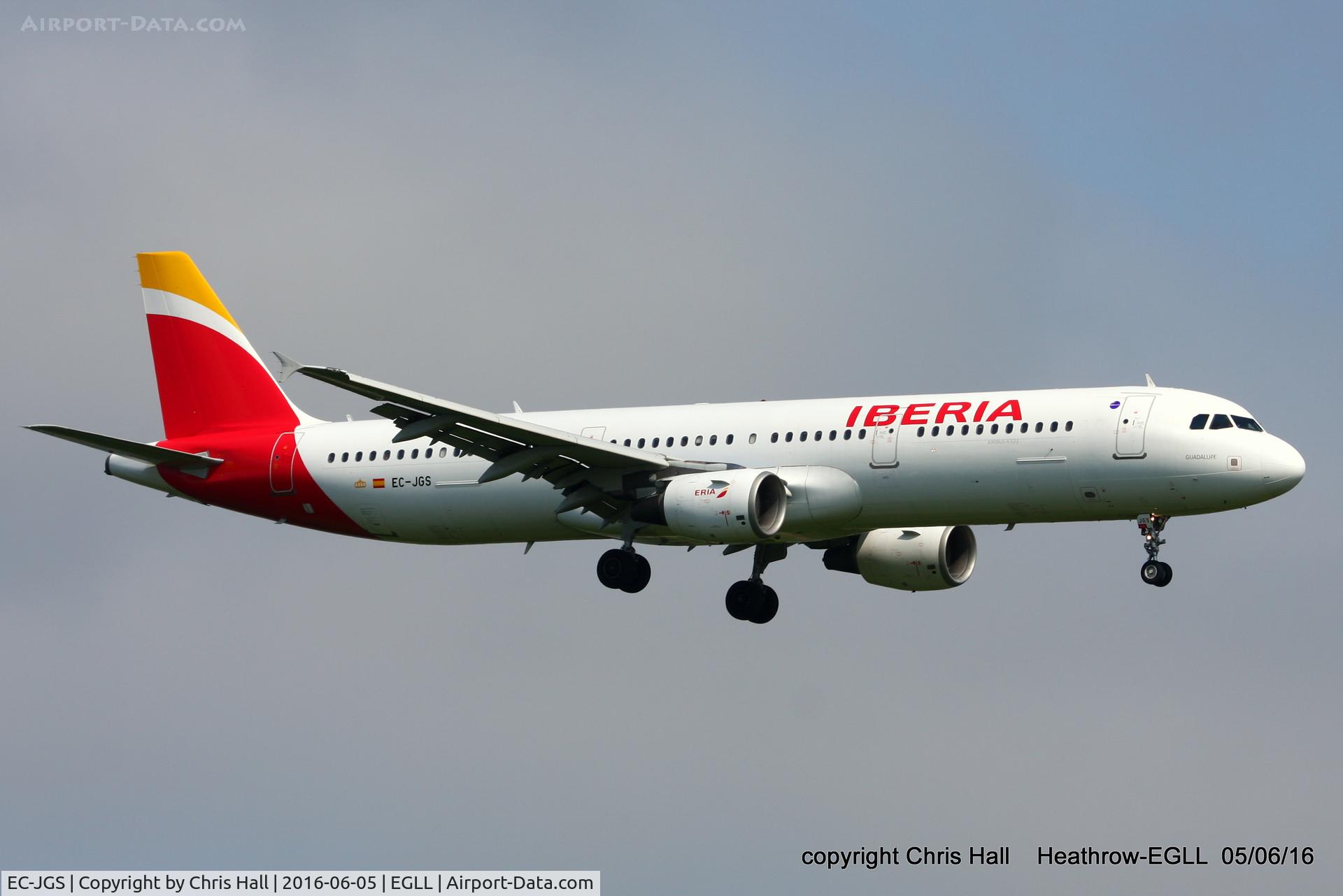 EC-JGS, 2005 Airbus A321-211 C/N 2472, Iberia