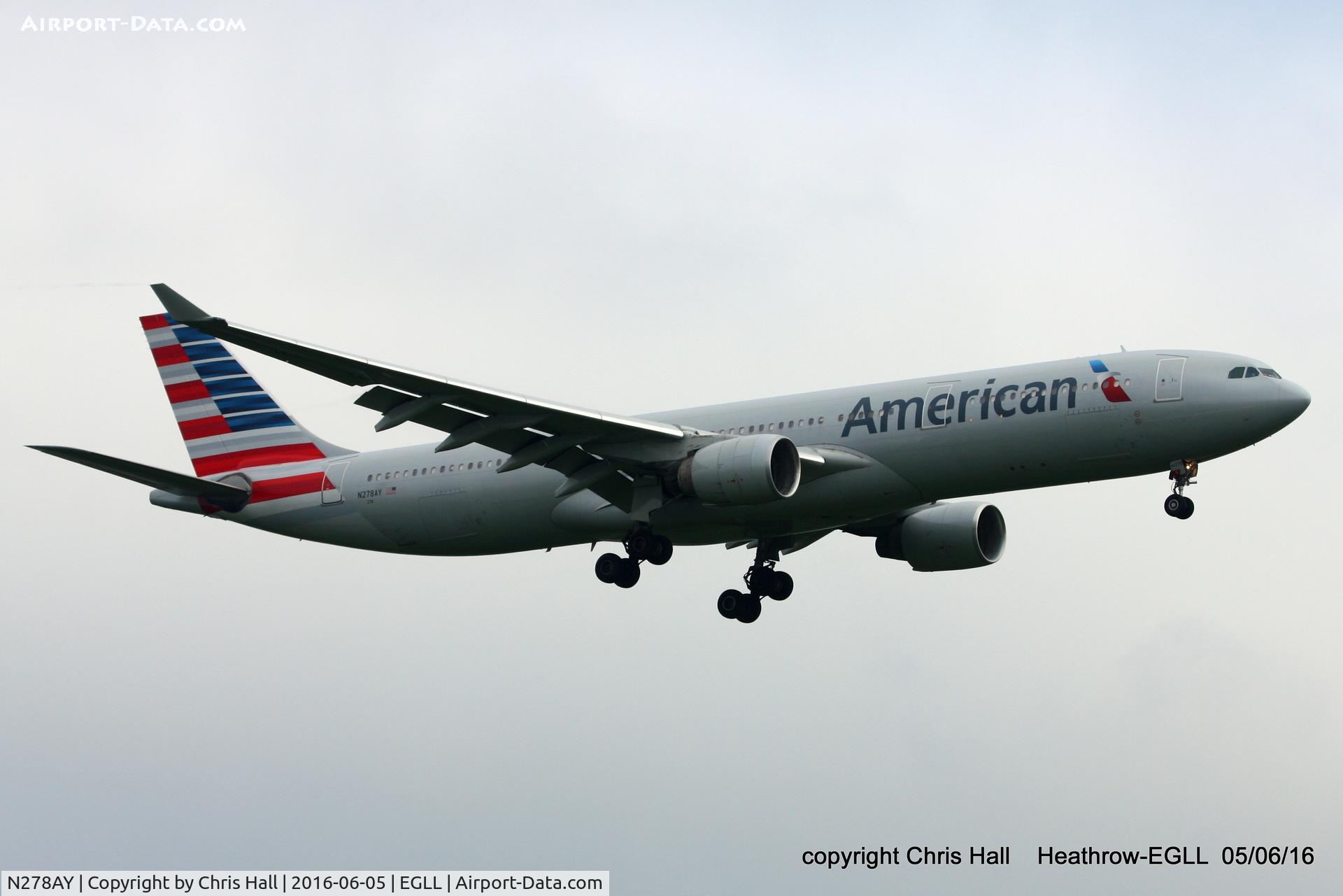 N278AY, 2001 Airbus A330-323 C/N 0388, American Airlines