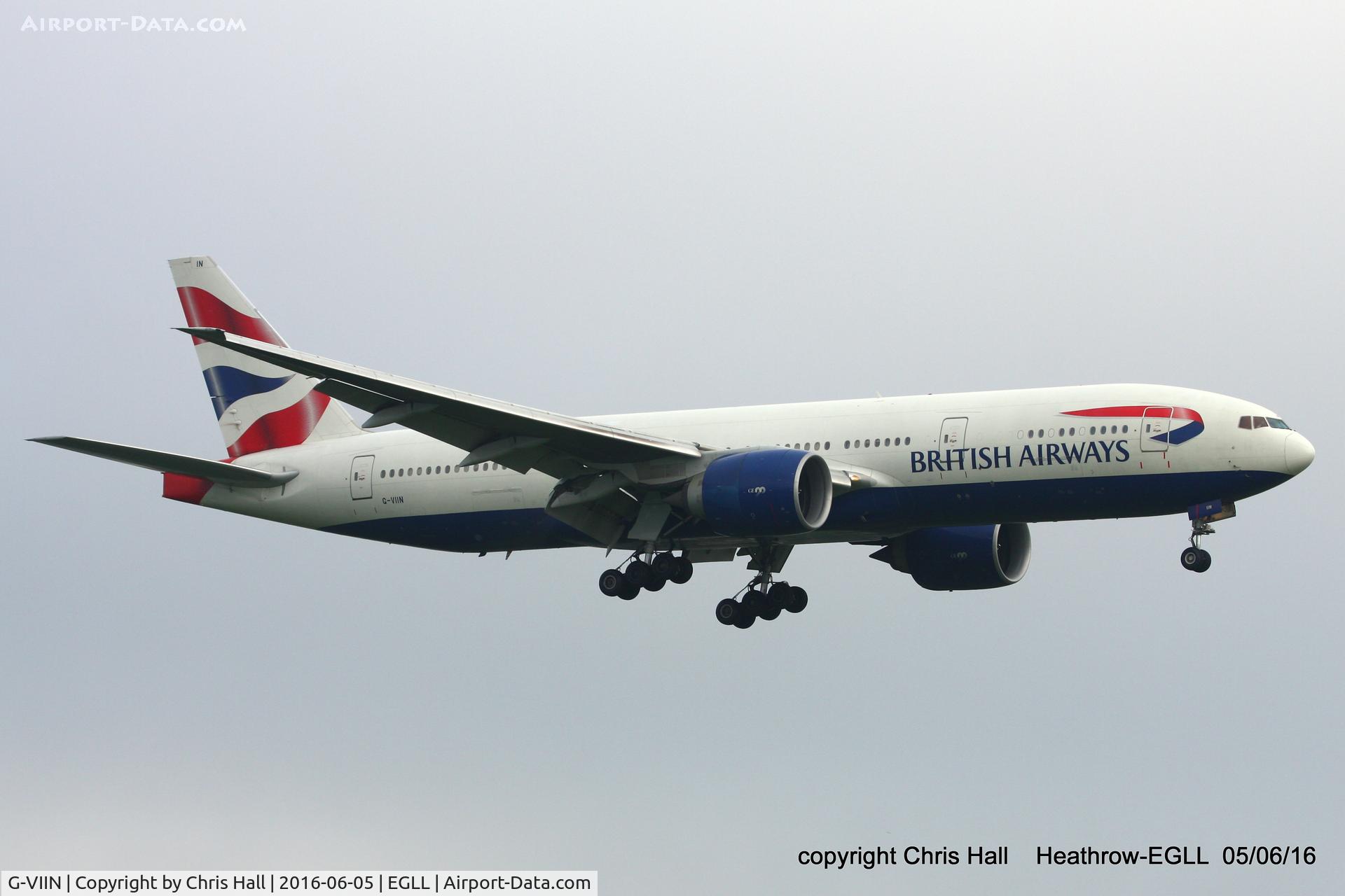 G-VIIN, 1998 Boeing 777-236 C/N 29319, British Airways