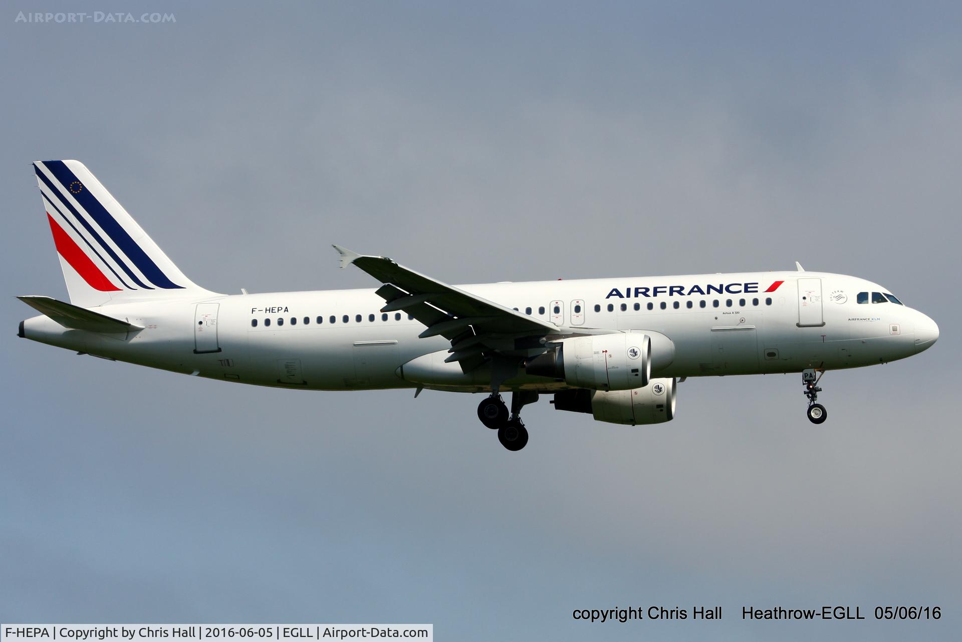 F-HEPA, 2009 Airbus A320-214 C/N 4139, Air France