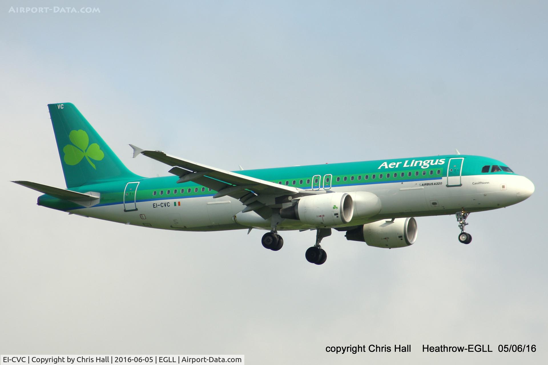 EI-CVC, 2001 Airbus A320-214 C/N 1443, Aer Lingus