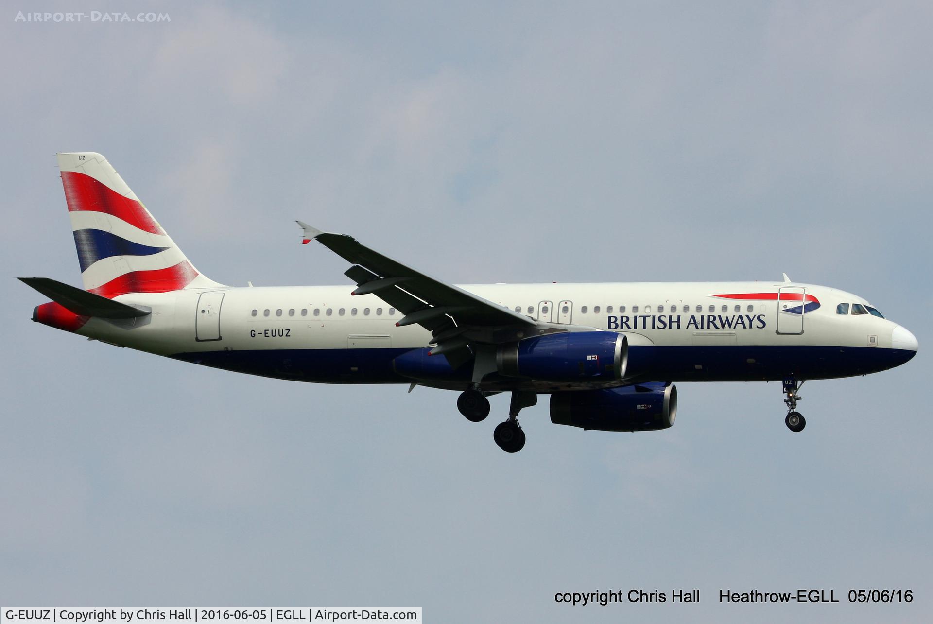 G-EUUZ, 2008 Airbus A320-232 C/N 3649, British Airways