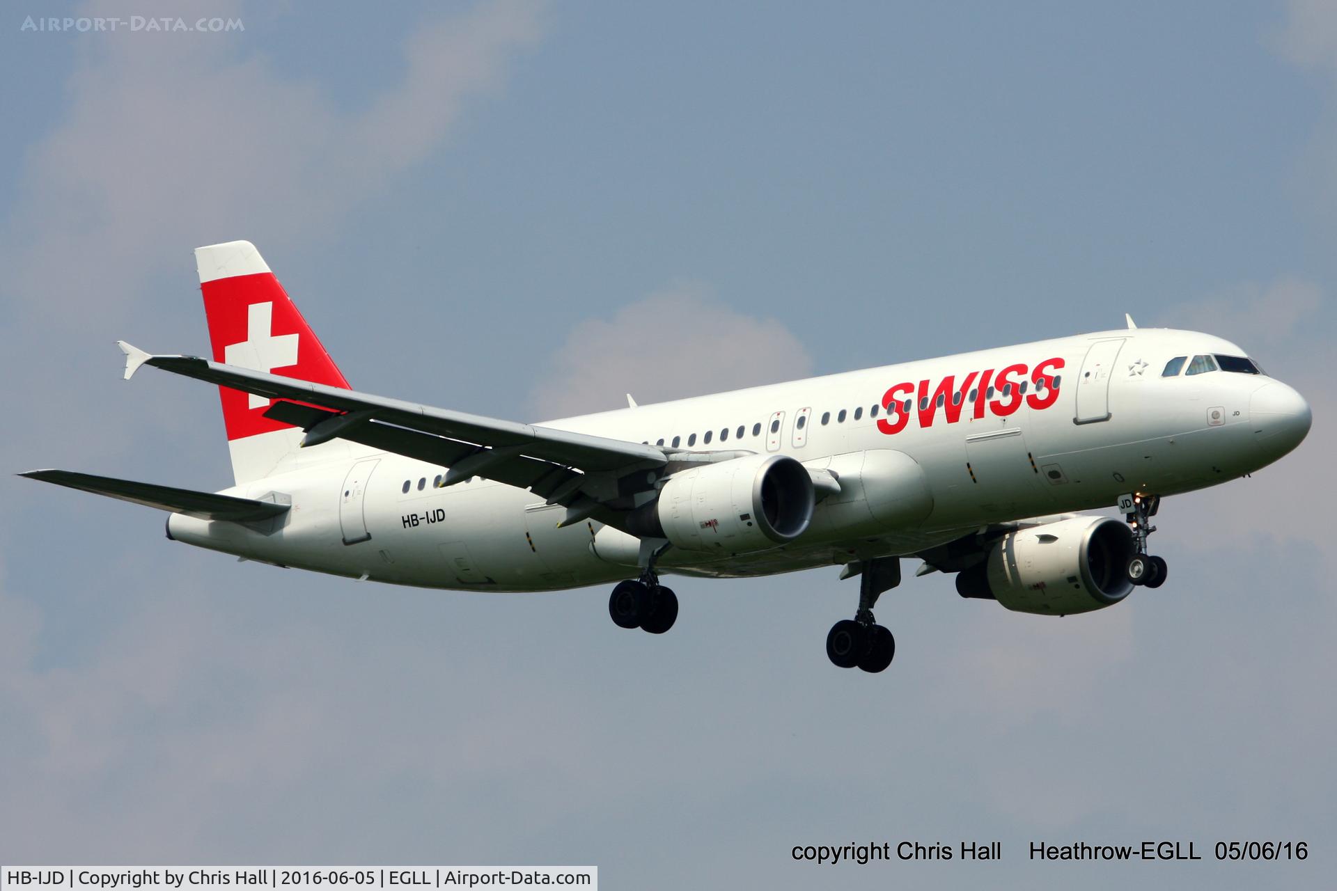 HB-IJD, 1995 Airbus A320-214 C/N 553, Swiss