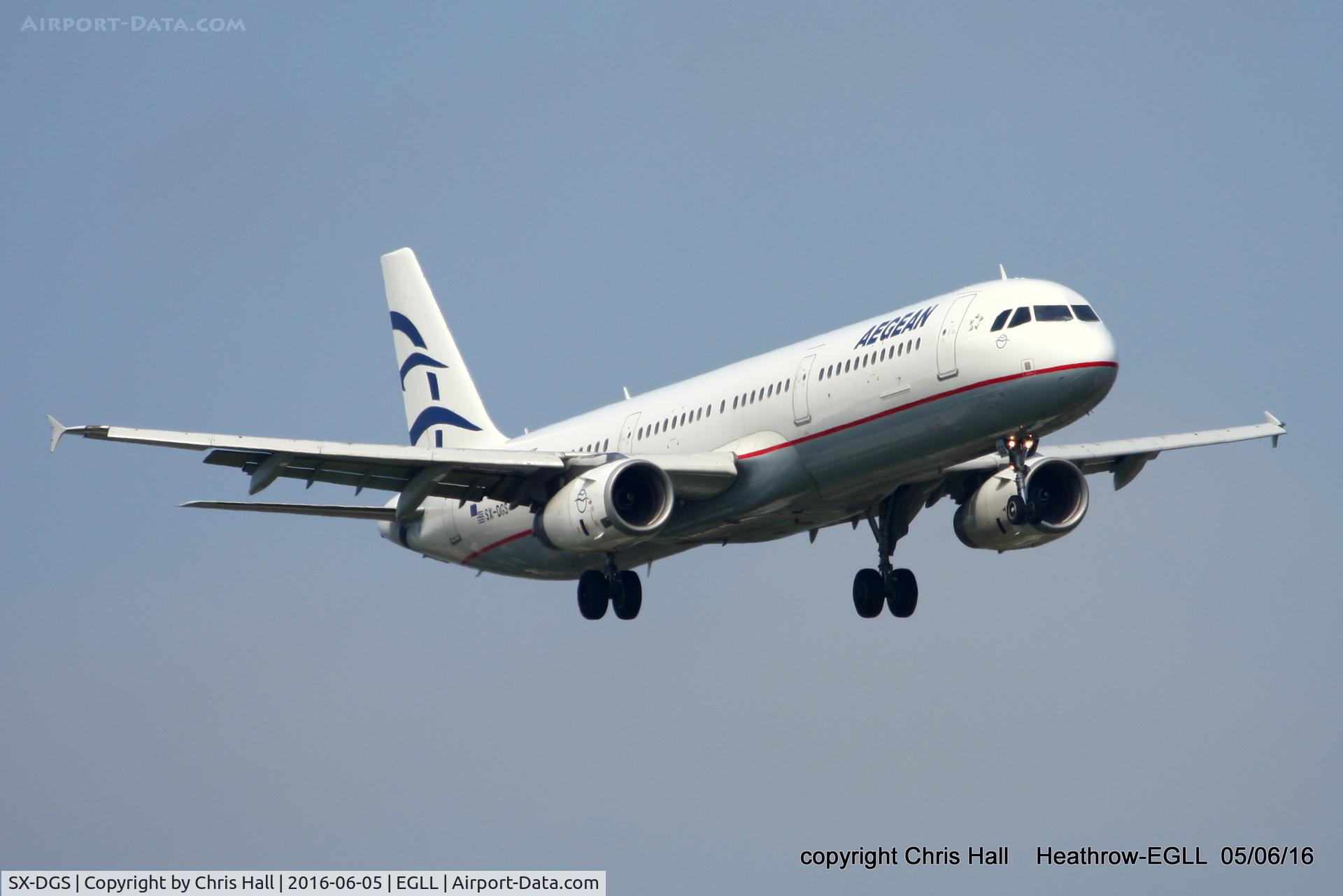 SX-DGS, 2001 Airbus A321-231 C/N 1428, Aegean Airlines
