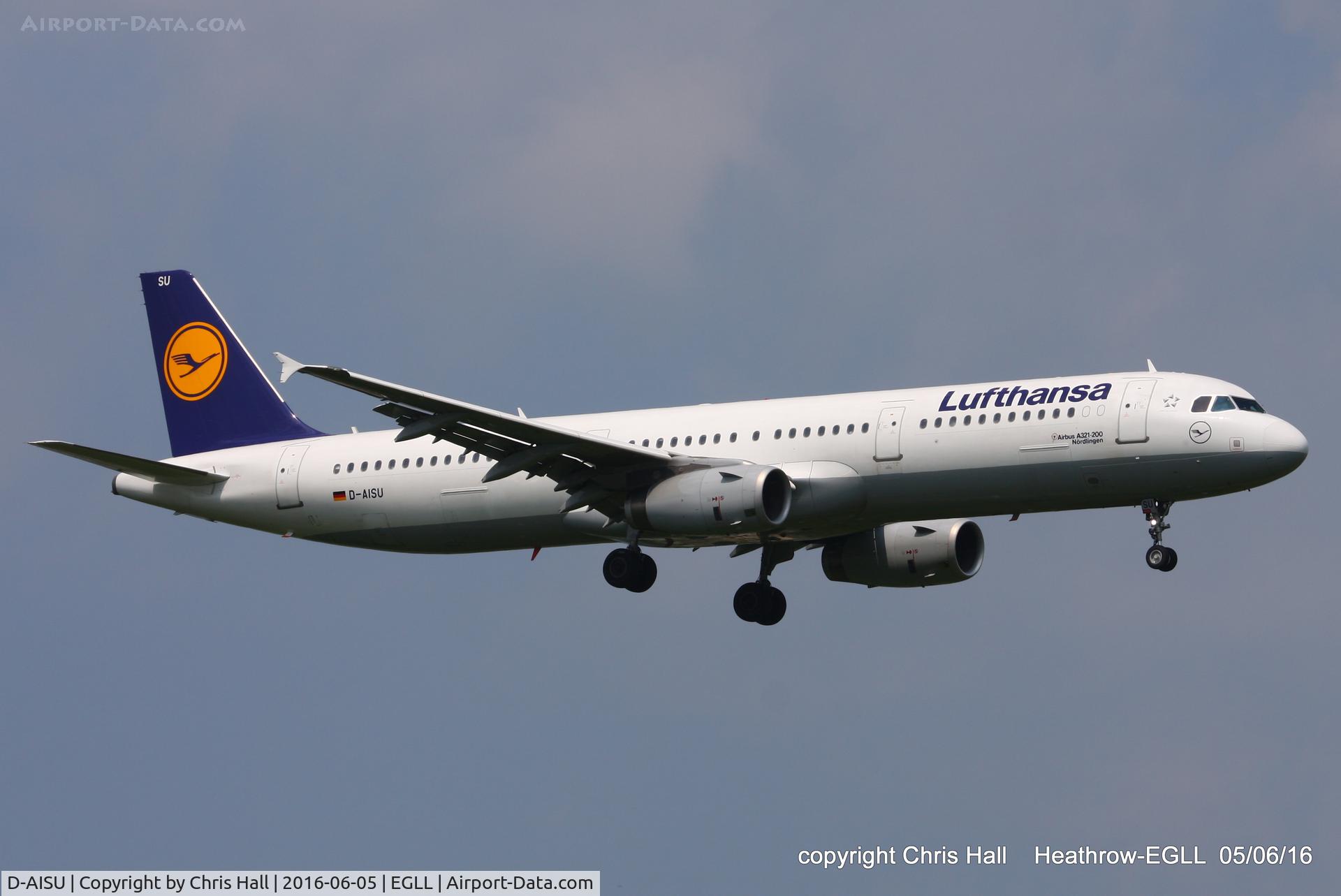 D-AISU, 2009 Airbus A321-231 C/N 4016, Lufthansa