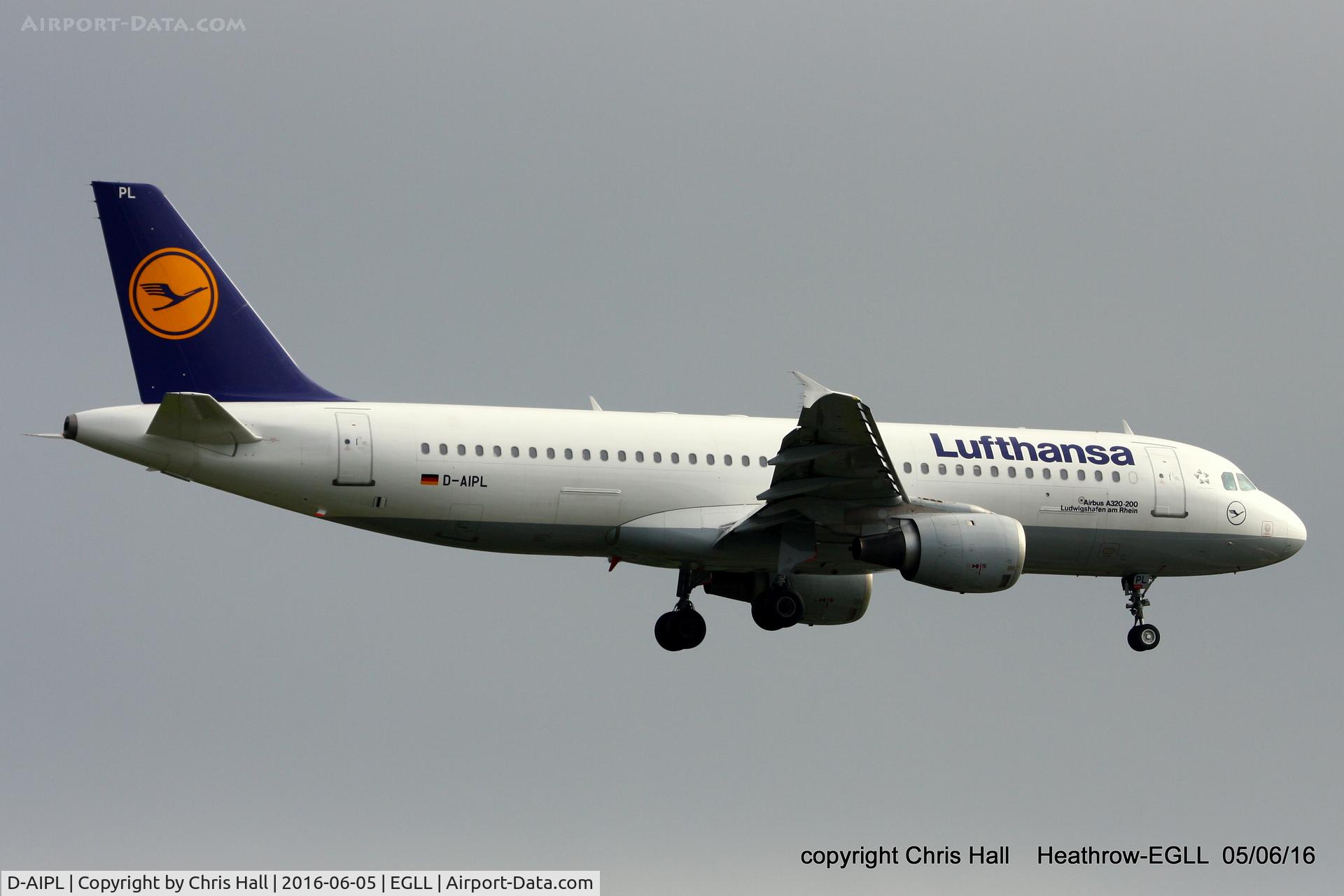 D-AIPL, 1989 Airbus A320-211 C/N 094, Lufthansa