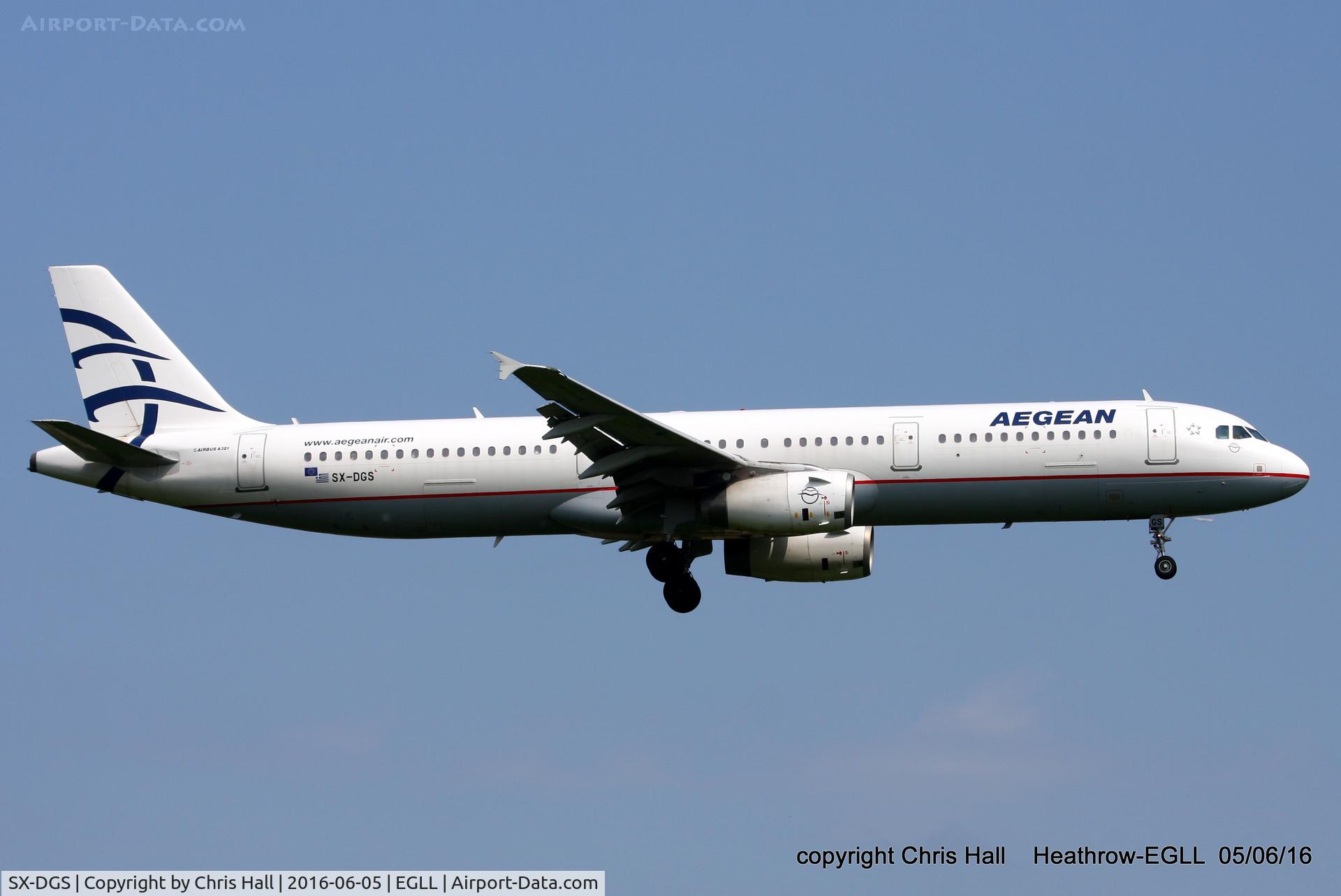 SX-DGS, 2001 Airbus A321-231 C/N 1428, Aegean Airlines