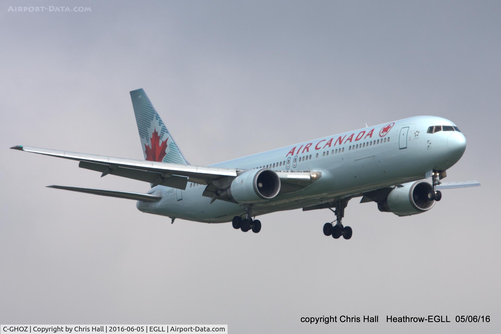 C-GHOZ, 1989 Boeing 767-375 C/N 24087, Air Canada