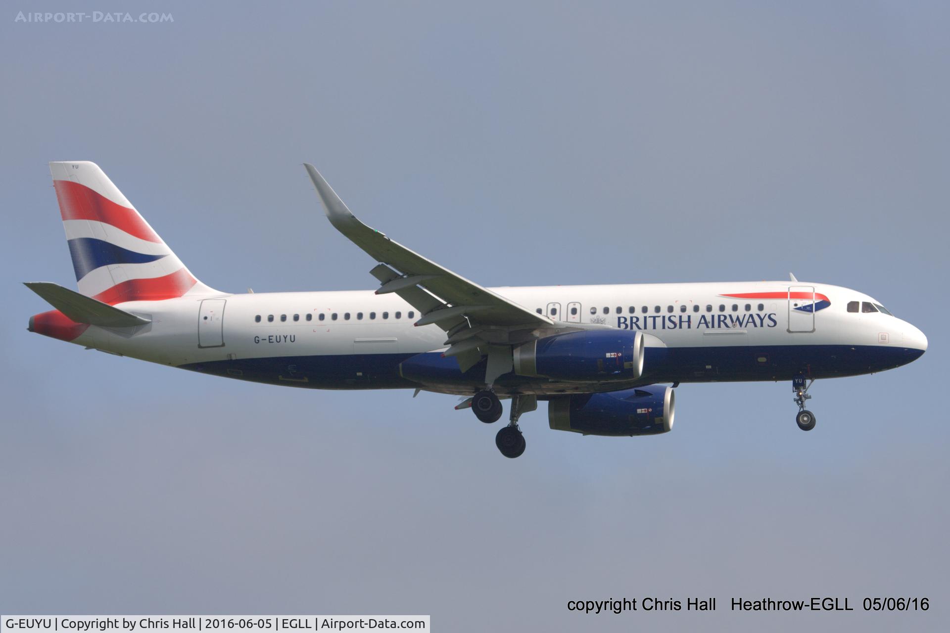 G-EUYU, 2014 Airbus A320-232 C/N 6028, British Airways