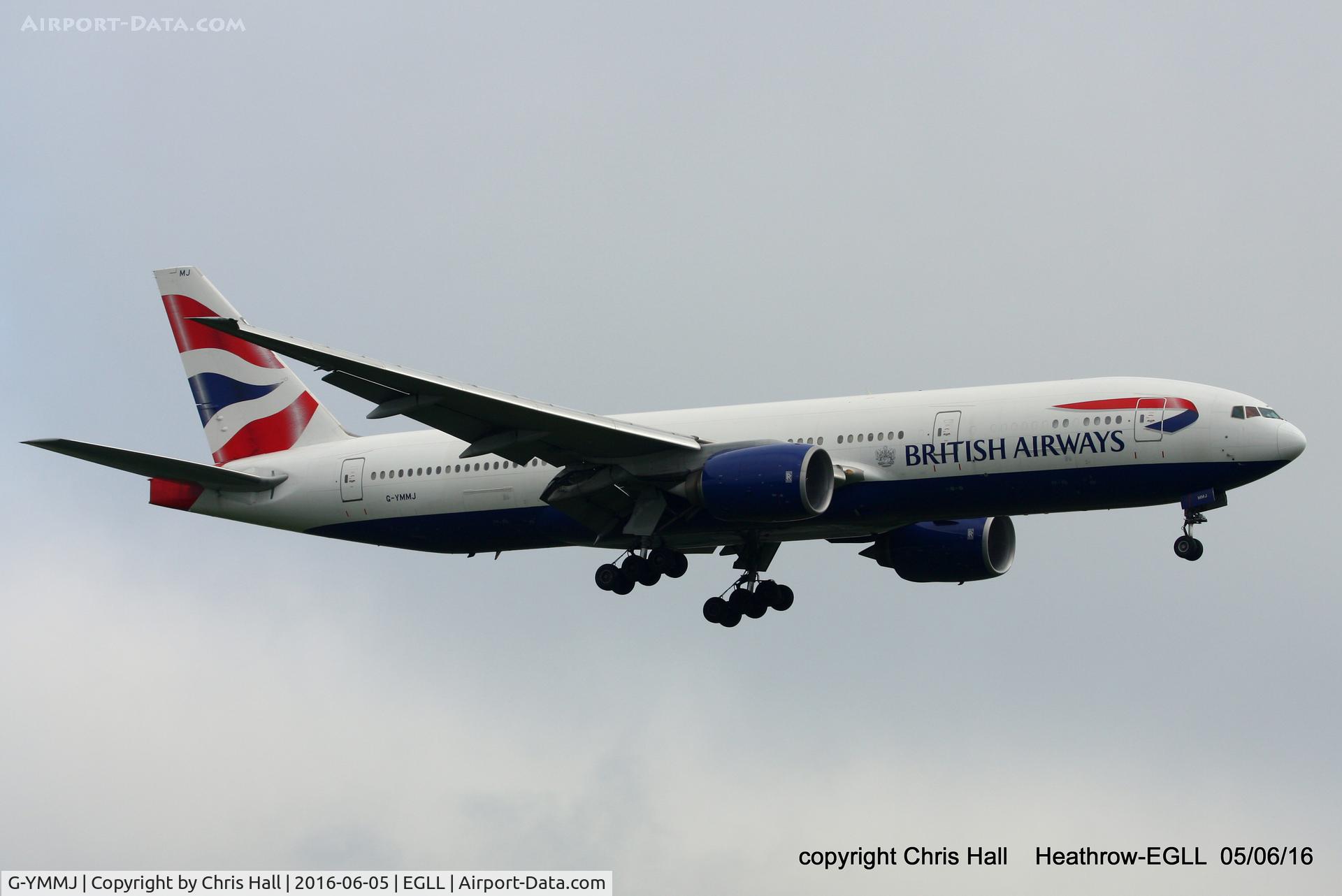 G-YMMJ, 2000 Boeing 777-236 C/N 30311, British Airways