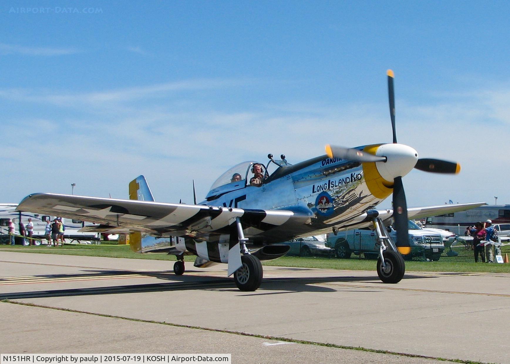 N151HR, 1945 North American P-51D Mustang C/N 12241064, At Oshkosh.