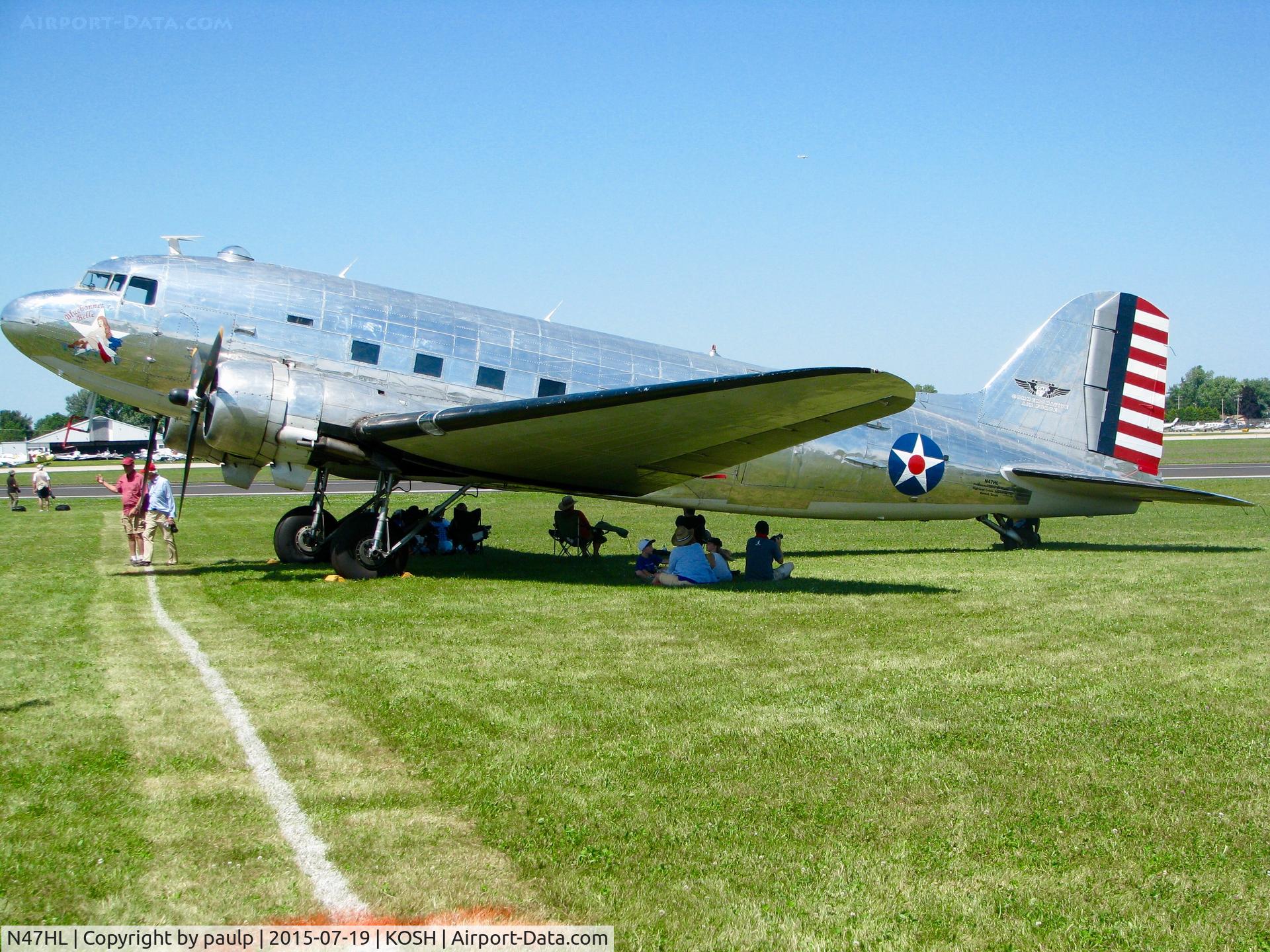 N47HL, 1943 Douglas C-47B-20-DK C/N 27203, At Oshkosh.