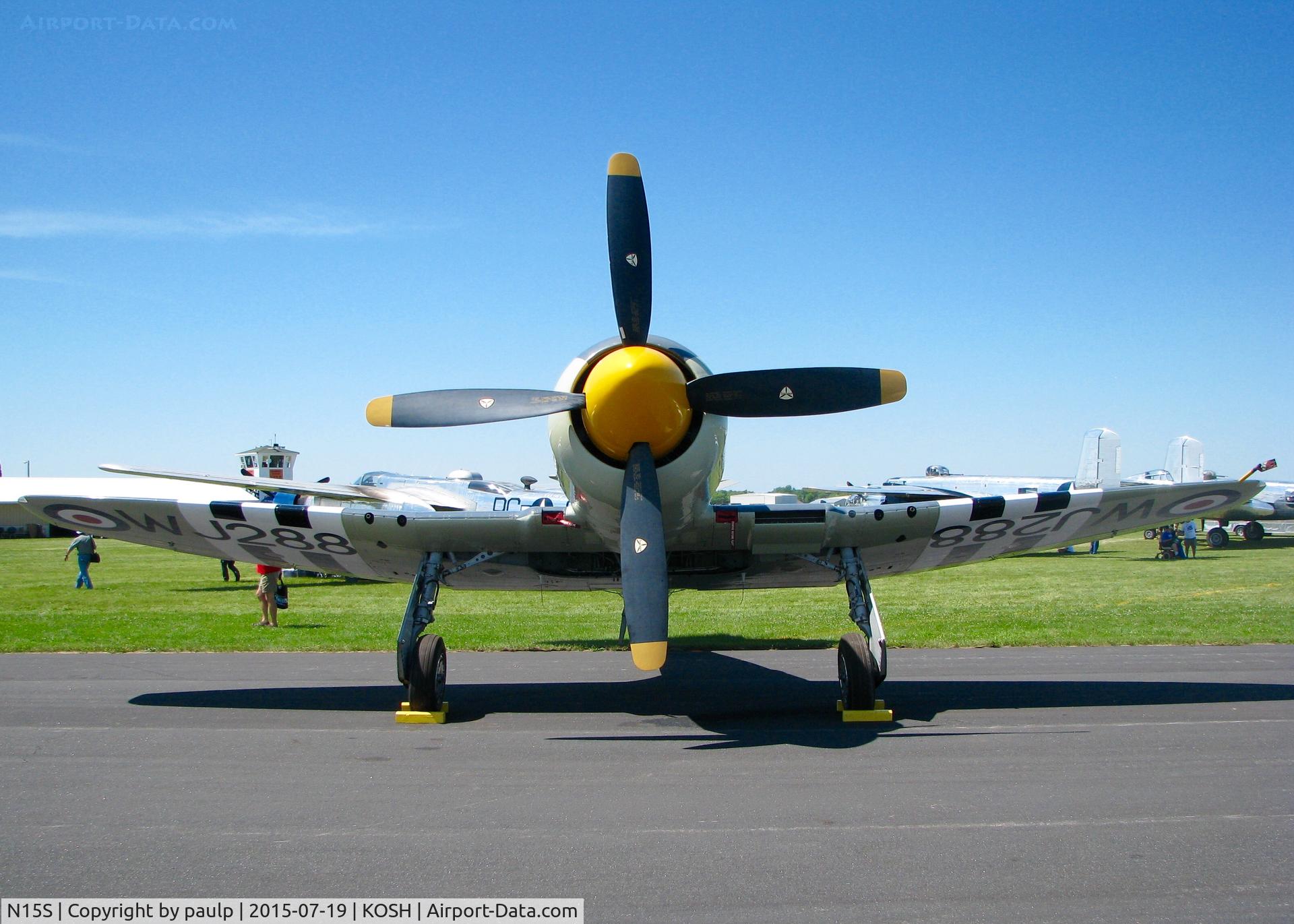 N15S, 1953 Hawker Sea Fury FB.11 C/N 41H/696792, At Oshkosh.