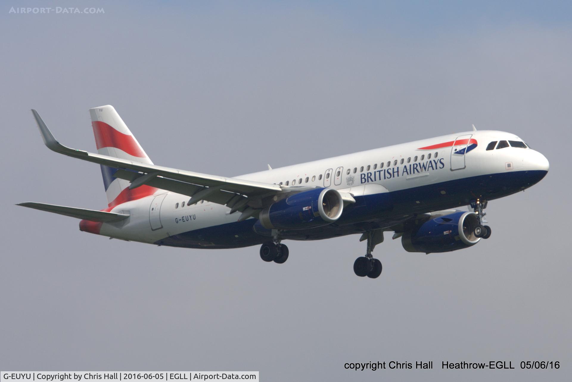 G-EUYU, 2014 Airbus A320-232 C/N 6028, British Airways