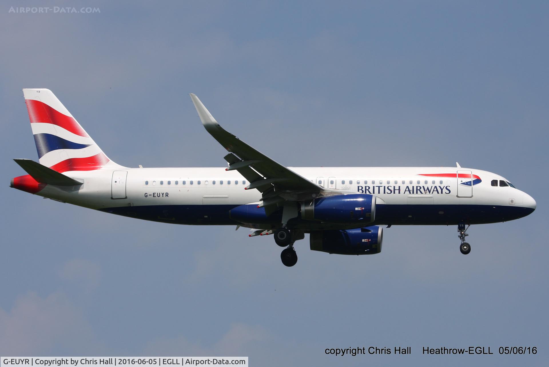 G-EUYR, 2013 Airbus A320-232 C/N 5856, British Airways