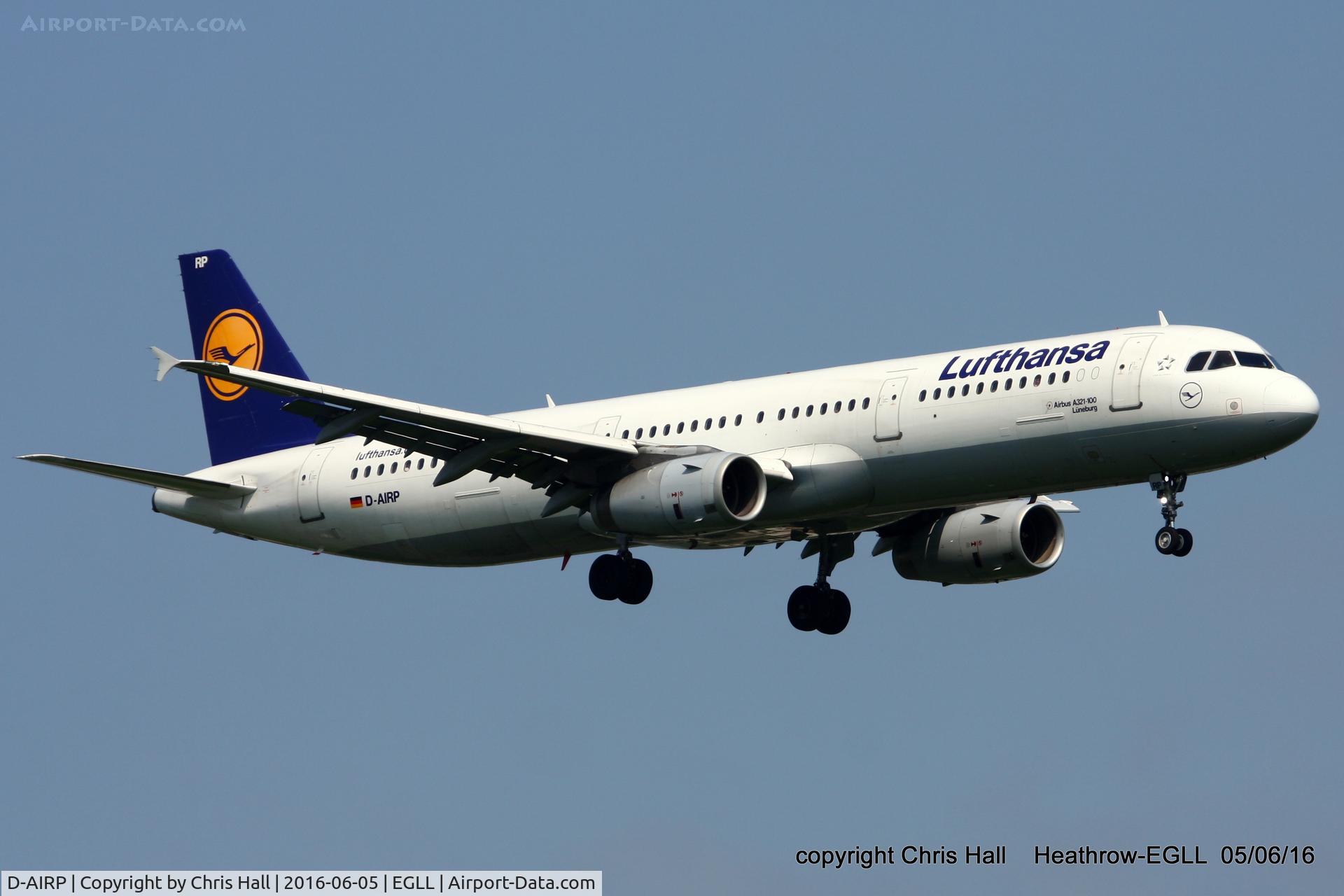 D-AIRP, 1995 Airbus A321-131 C/N 0564, Lufthansa