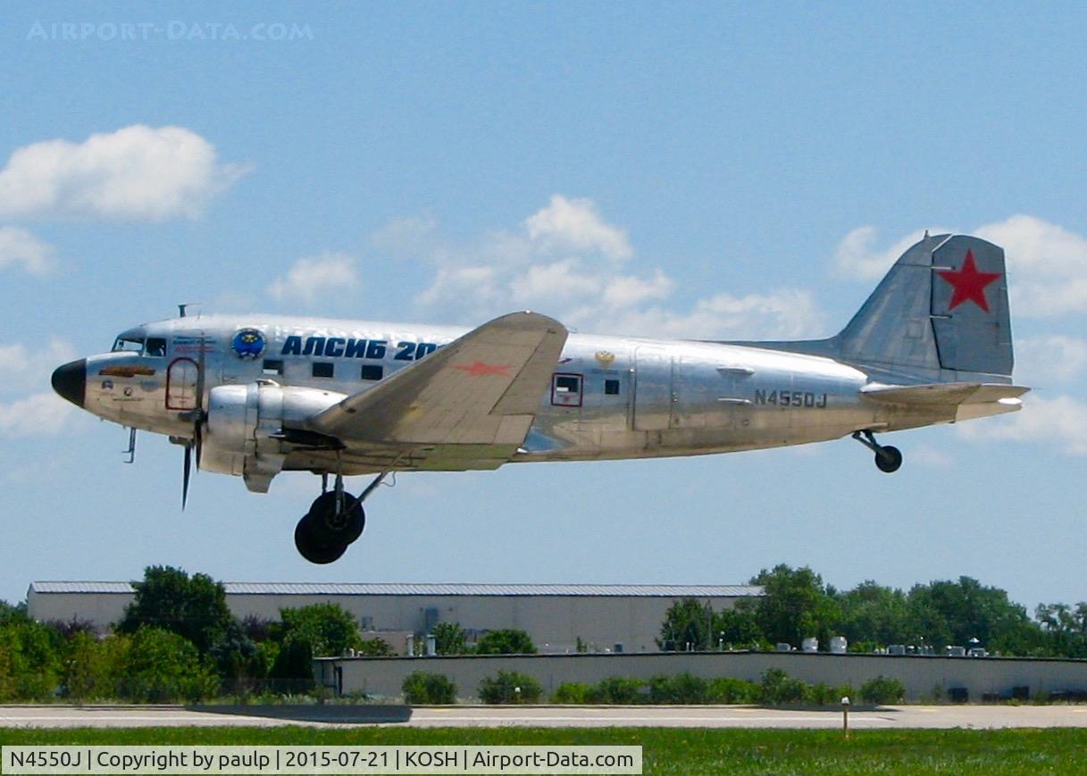 N4550J, 1942 Douglas DC3C-S4C4G C/N 6055, At Oshkosh.