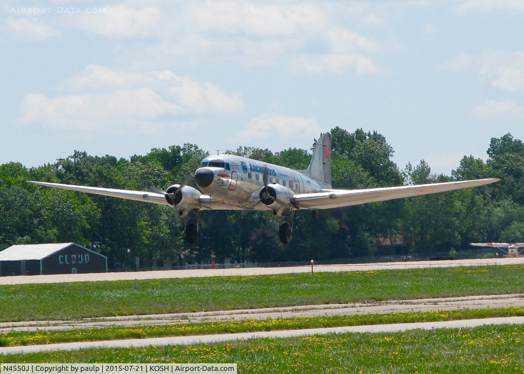 N4550J, 1942 Douglas DC3C-S4C4G C/N 6055, At Oshkosh.