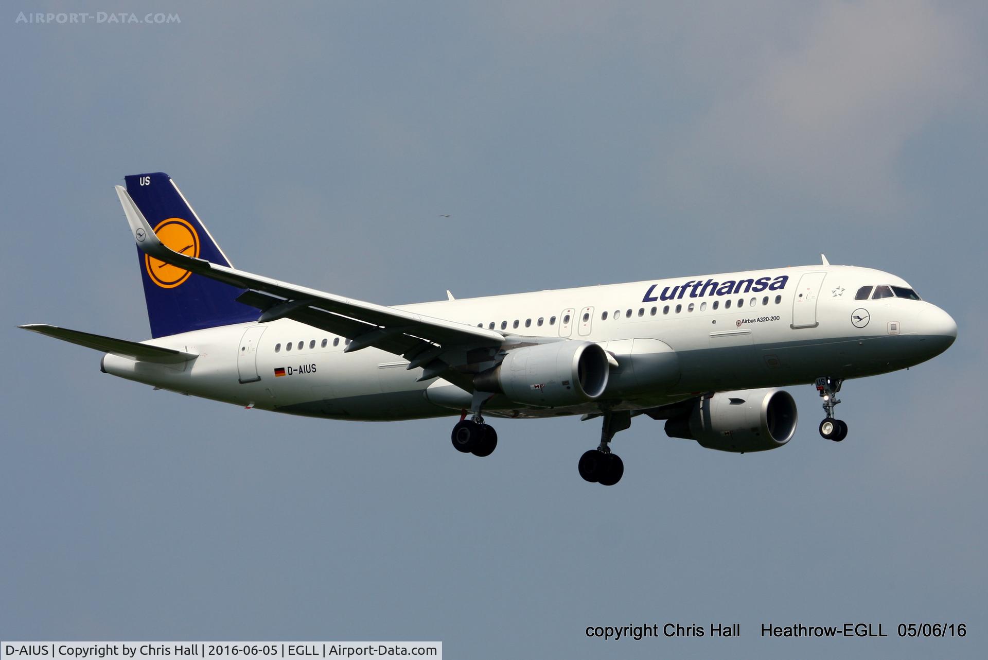 D-AIUS, 2016 Airbus A320-214 C/N 7024, Lufthansa