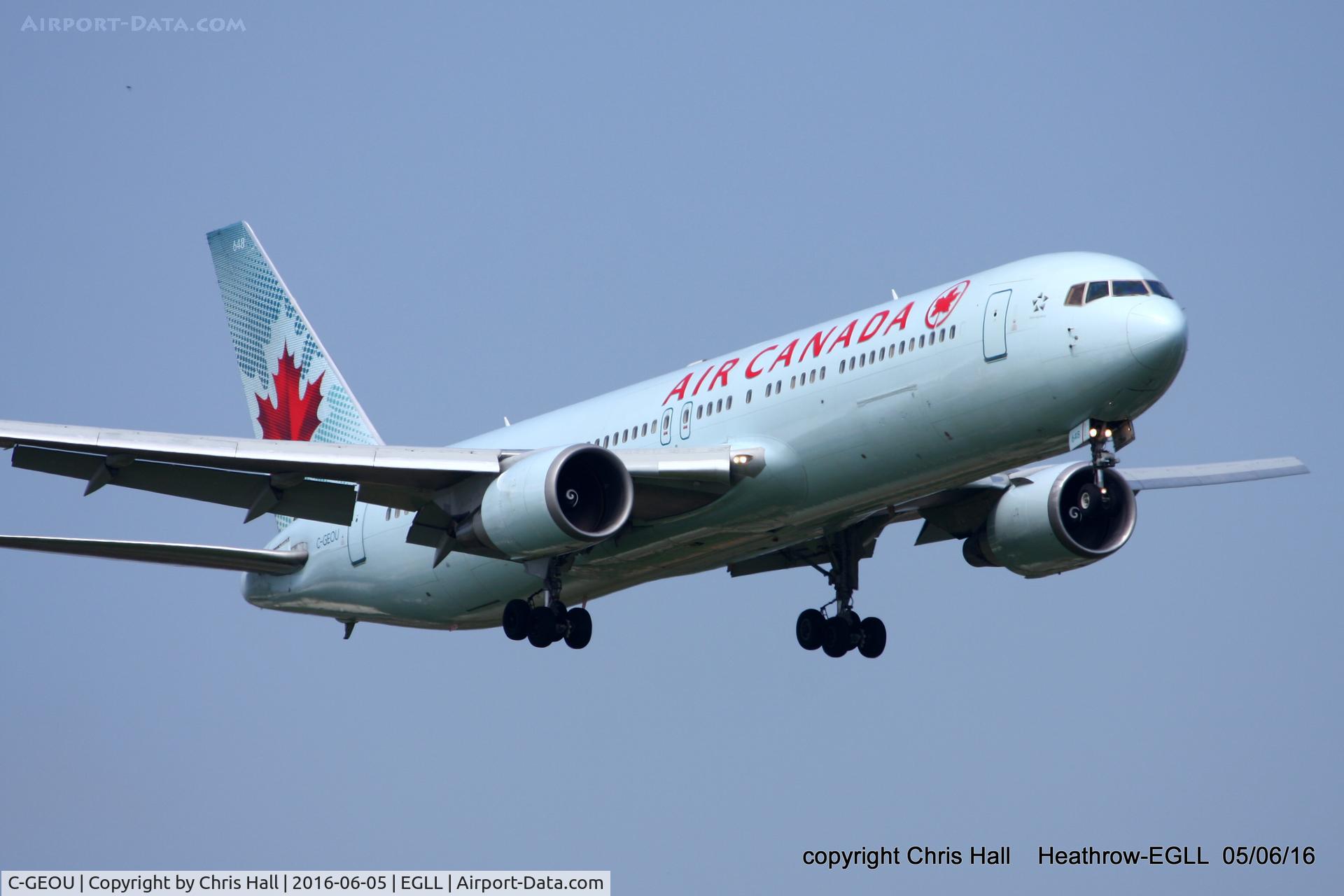 C-GEOU, 1999 Boeing 767-375 C/N 30108, Air Canada