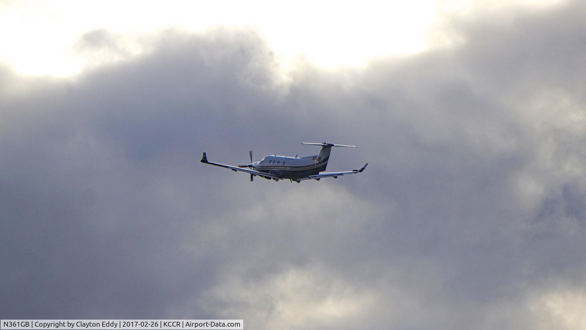 N361GB, 1995 Pilatus PC-12 C/N 132, Concord Airport 2017