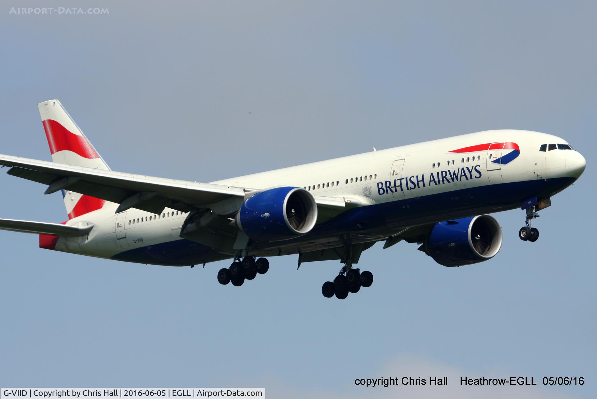 G-VIID, 1997 Boeing 777-236 C/N 27486, British Airways