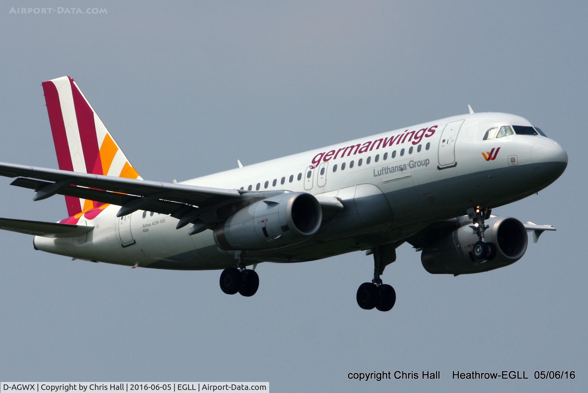 D-AGWX, 2013 Airbus A319-132 C/N 5569, Germanwings