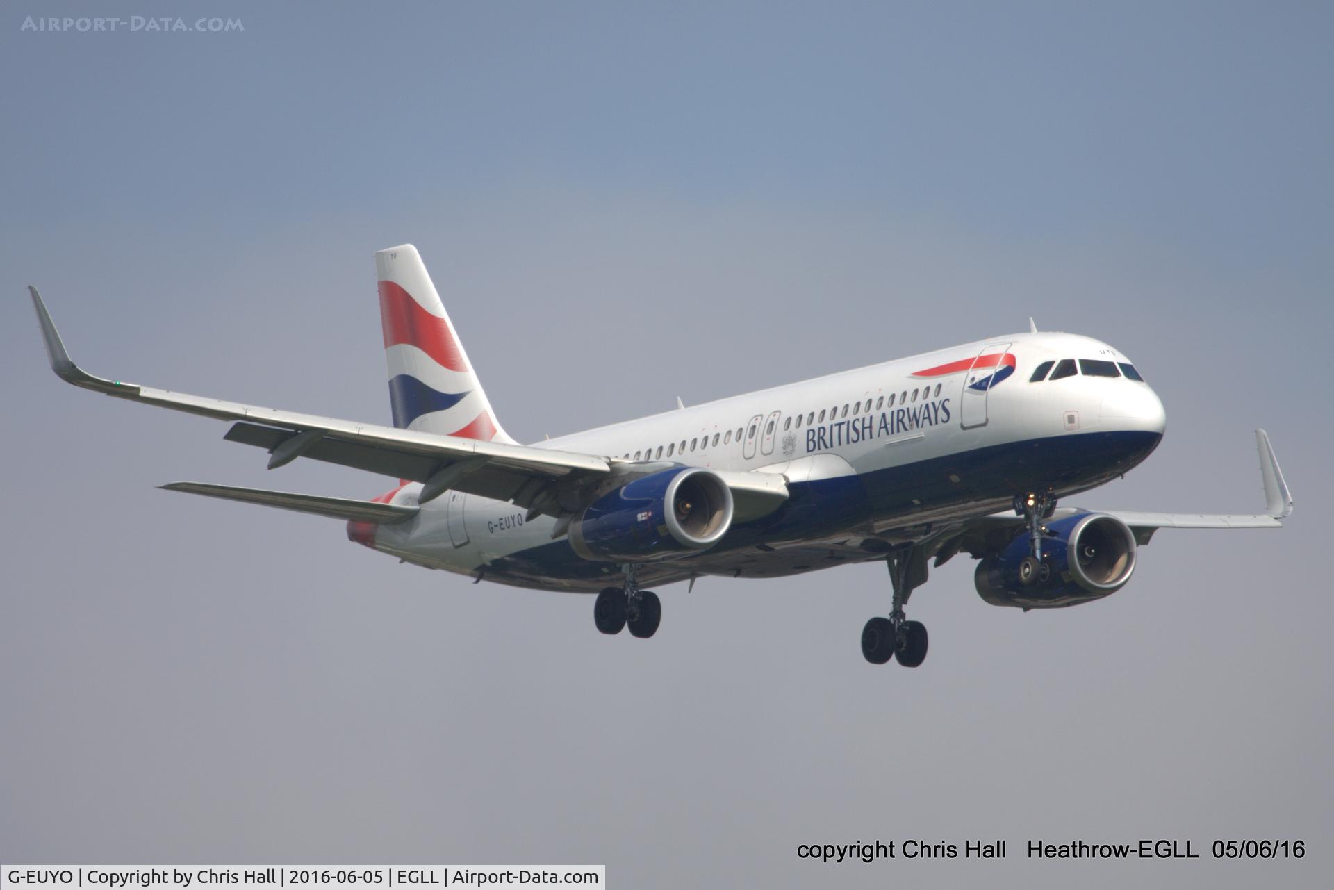 G-EUYO, 2013 Airbus A320-232 C/N 5634, British Airways